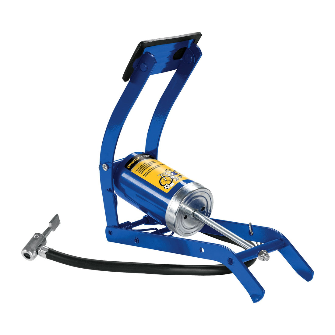 Bomba de pedal para inflar, 58 PSI, PRETUL