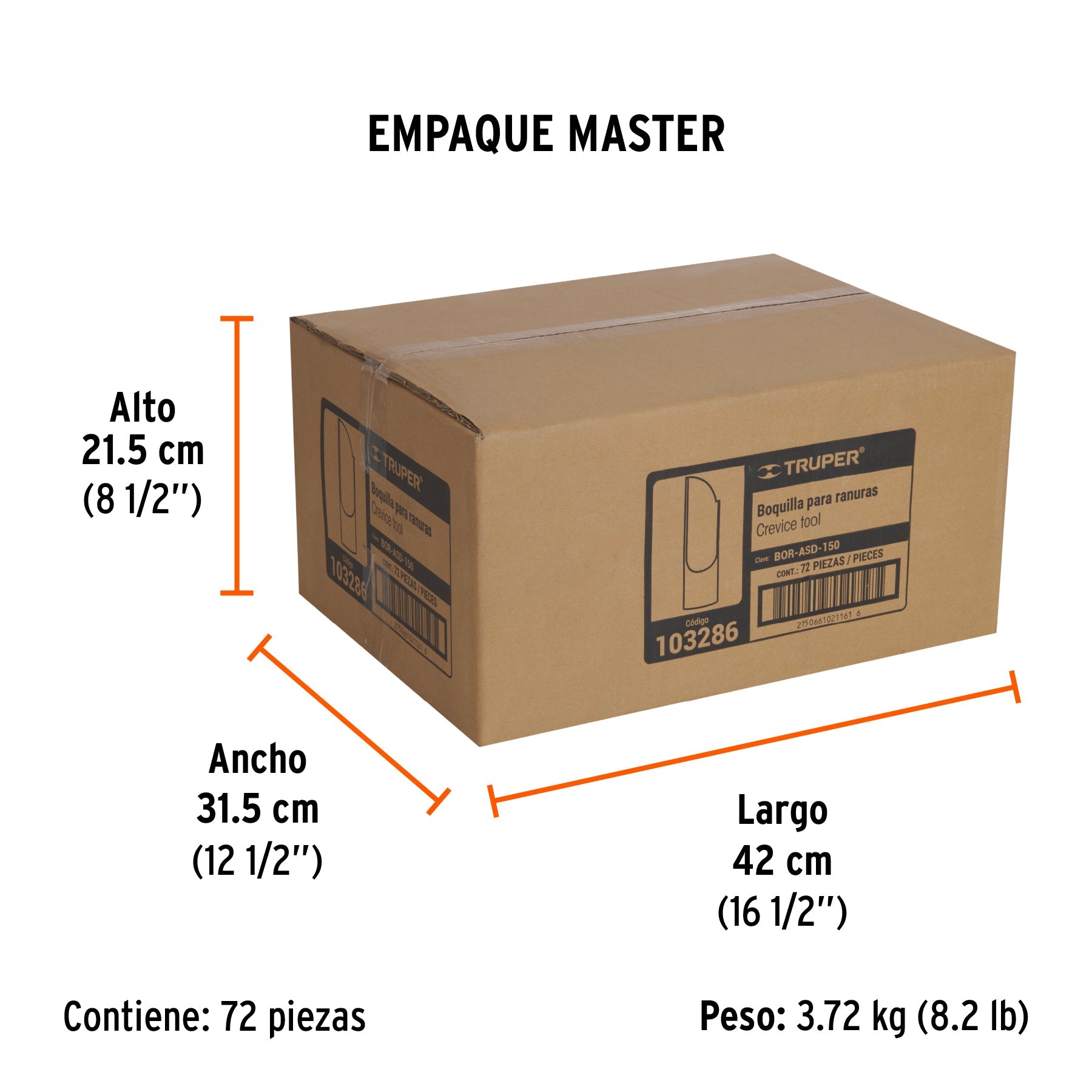 Boquilla para ranuras para ASD-150, TRUPER - Empaque