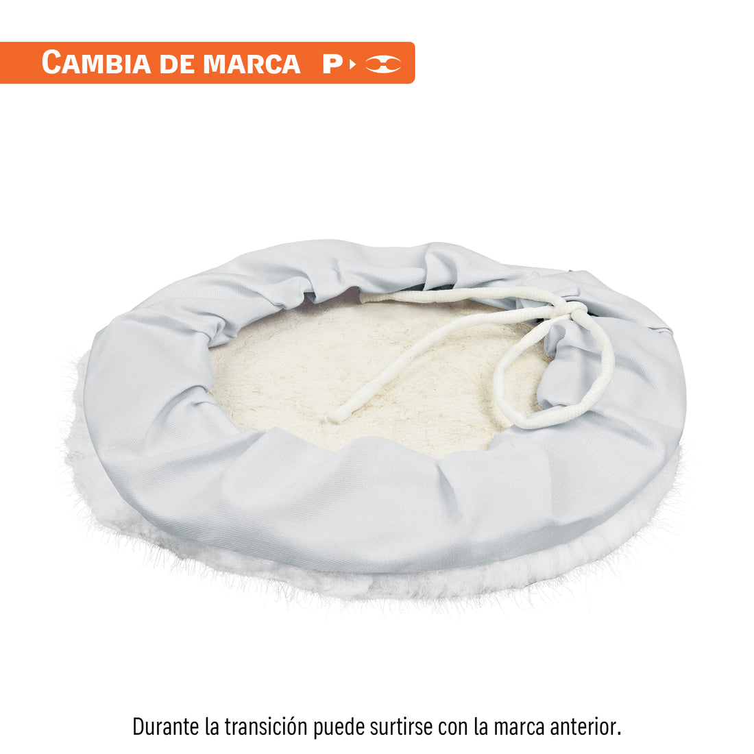 Borla 100% lana de 10", fijación de jareta, TRUPER