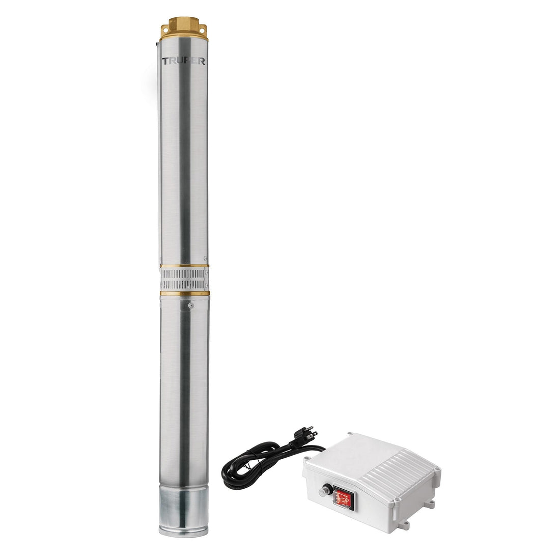 Bomba sumergible tipo bala 4", 1HP, uso agrícola (DESC)