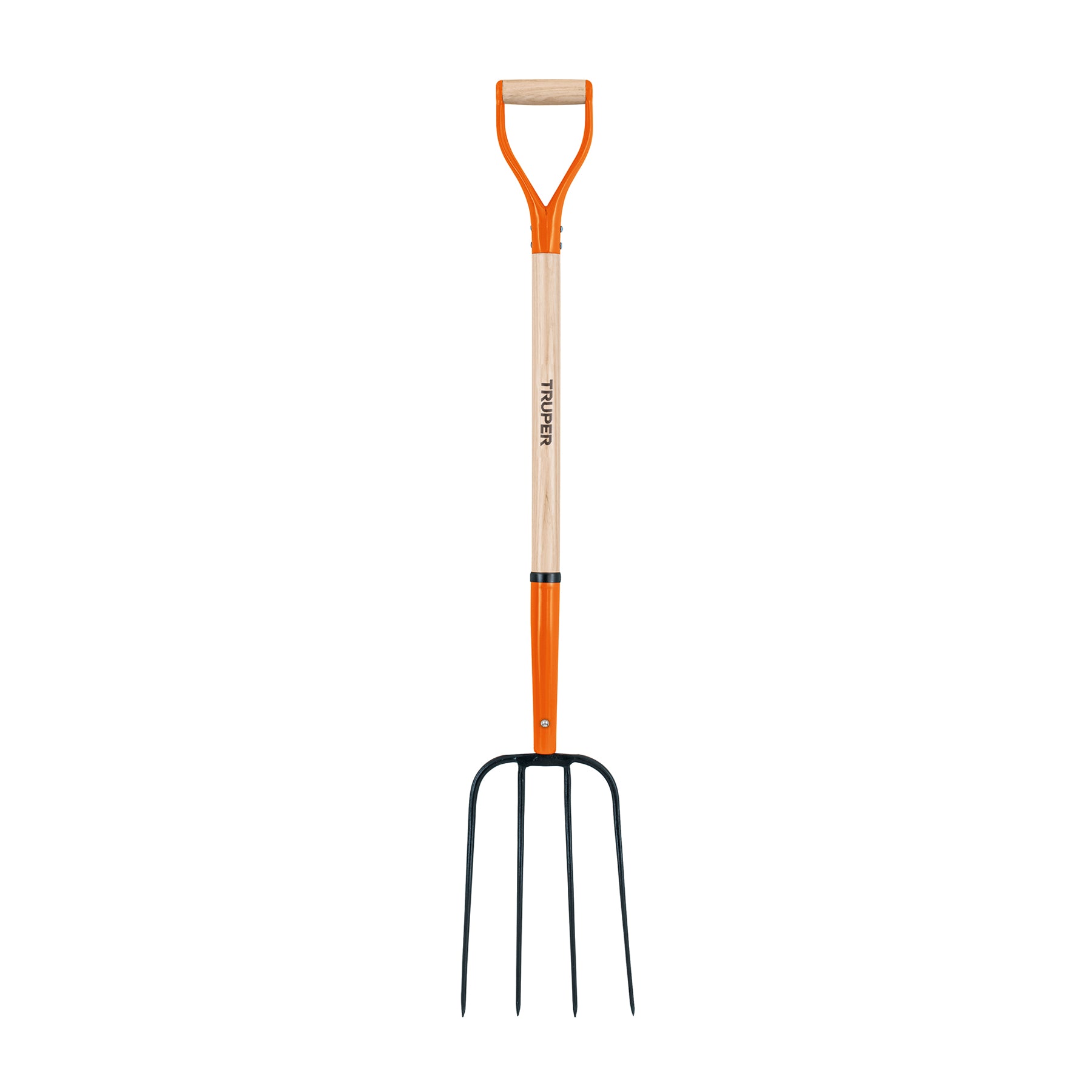 Bieldo para paja, 4 dientes, mango 34", puño "Y", TRUPER