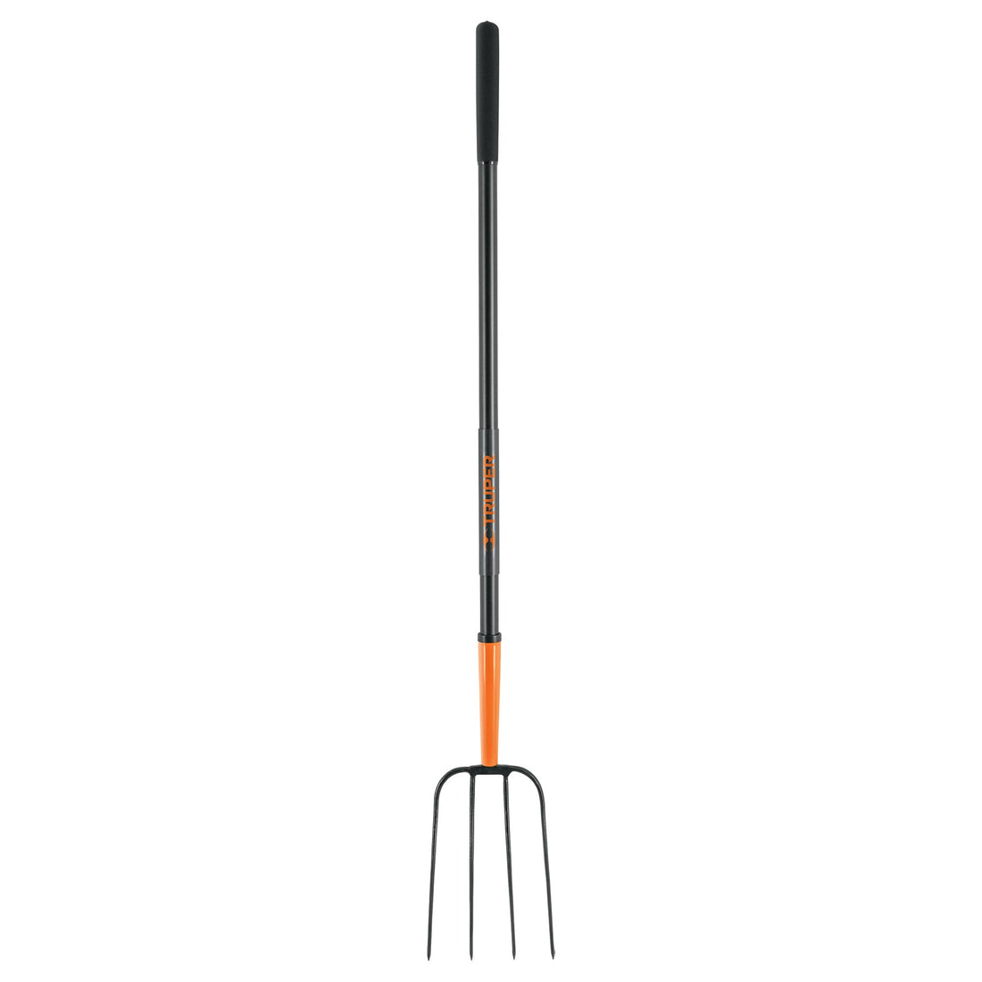 Bieldo para paja, 4 dientes, mango largo de acero 48" TRUPER