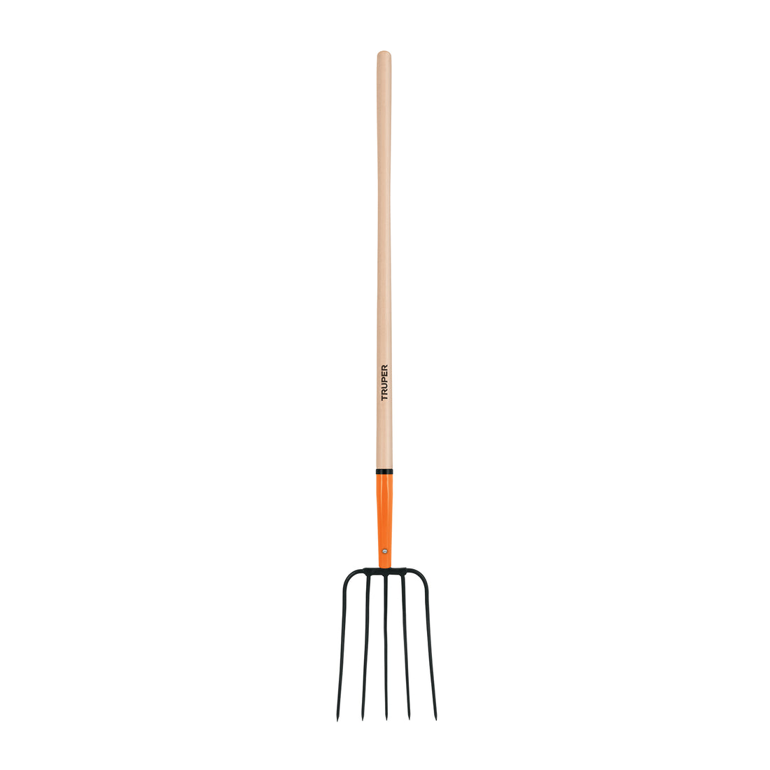 Bieldo para paja, 5 dientes, mango largo 48", TRUPER