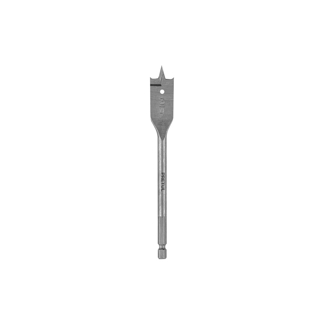 Broca plana de manita 3/4" para madera, PRETUL