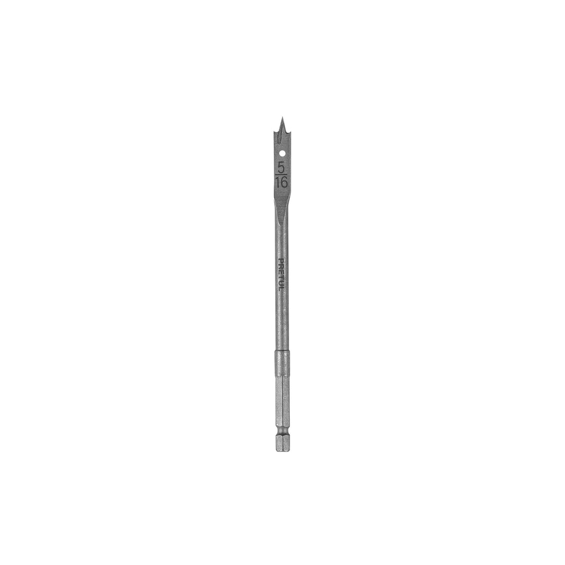 Broca plana de manita 5/16" para madera, PRETUL