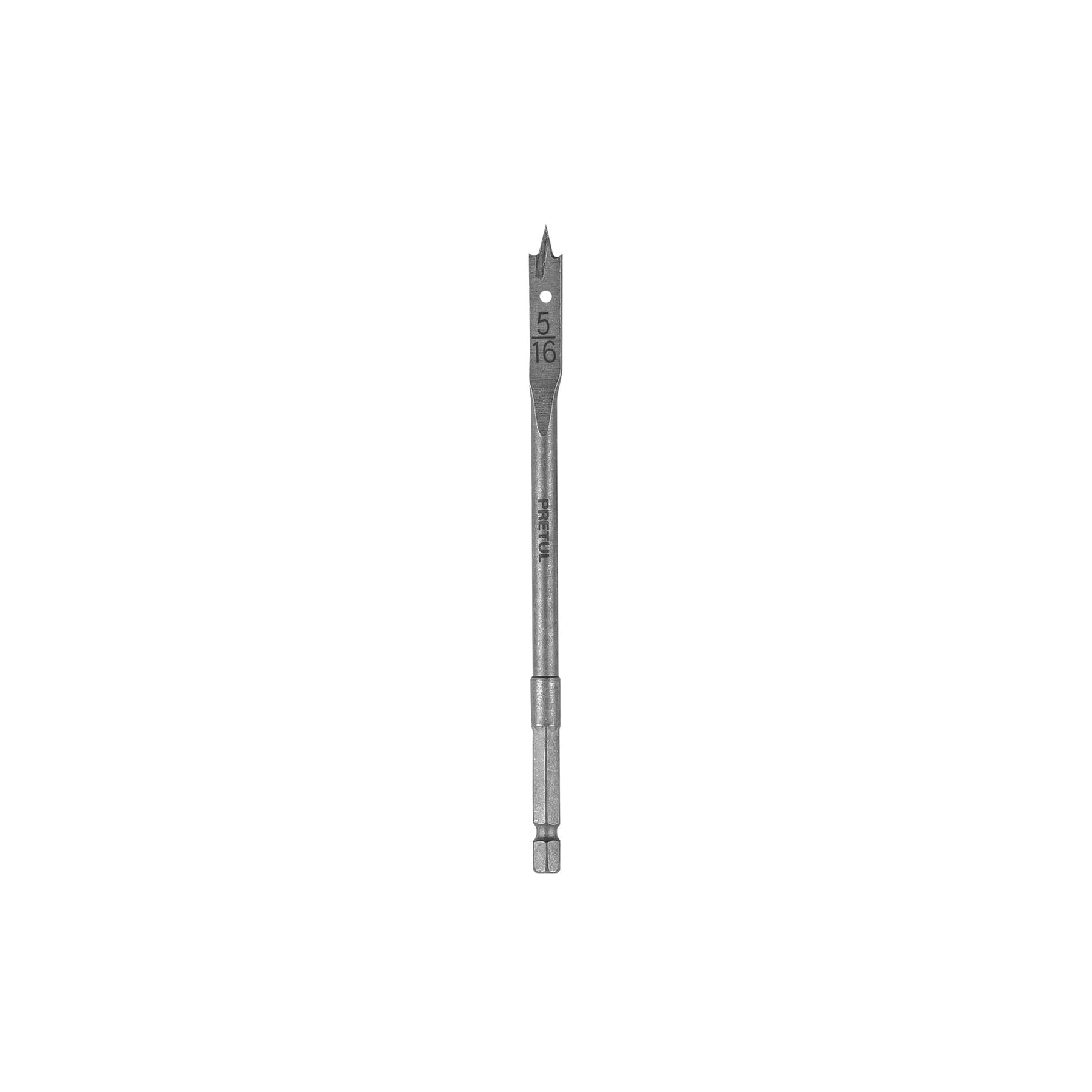 Broca plana de manita 5/16" para madera, PRETUL