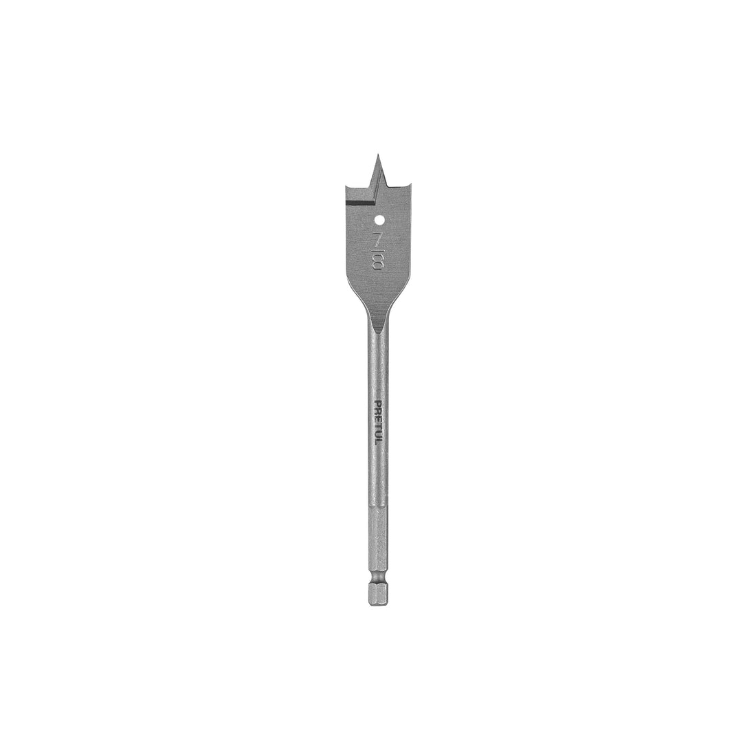 Broca plana de manita 7/8" para madera, PRETUL