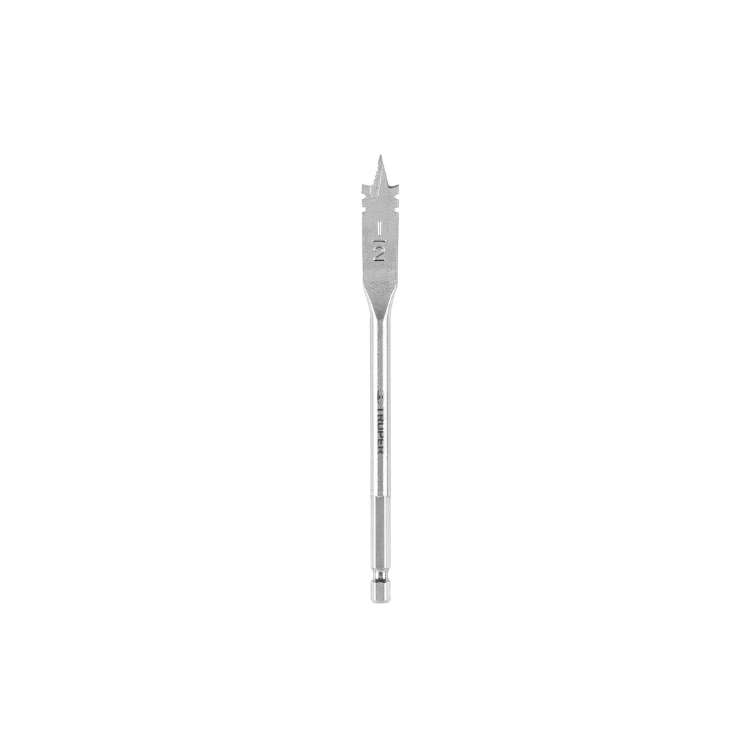 Broca plana de manita 1/2" para madera, TRUPER