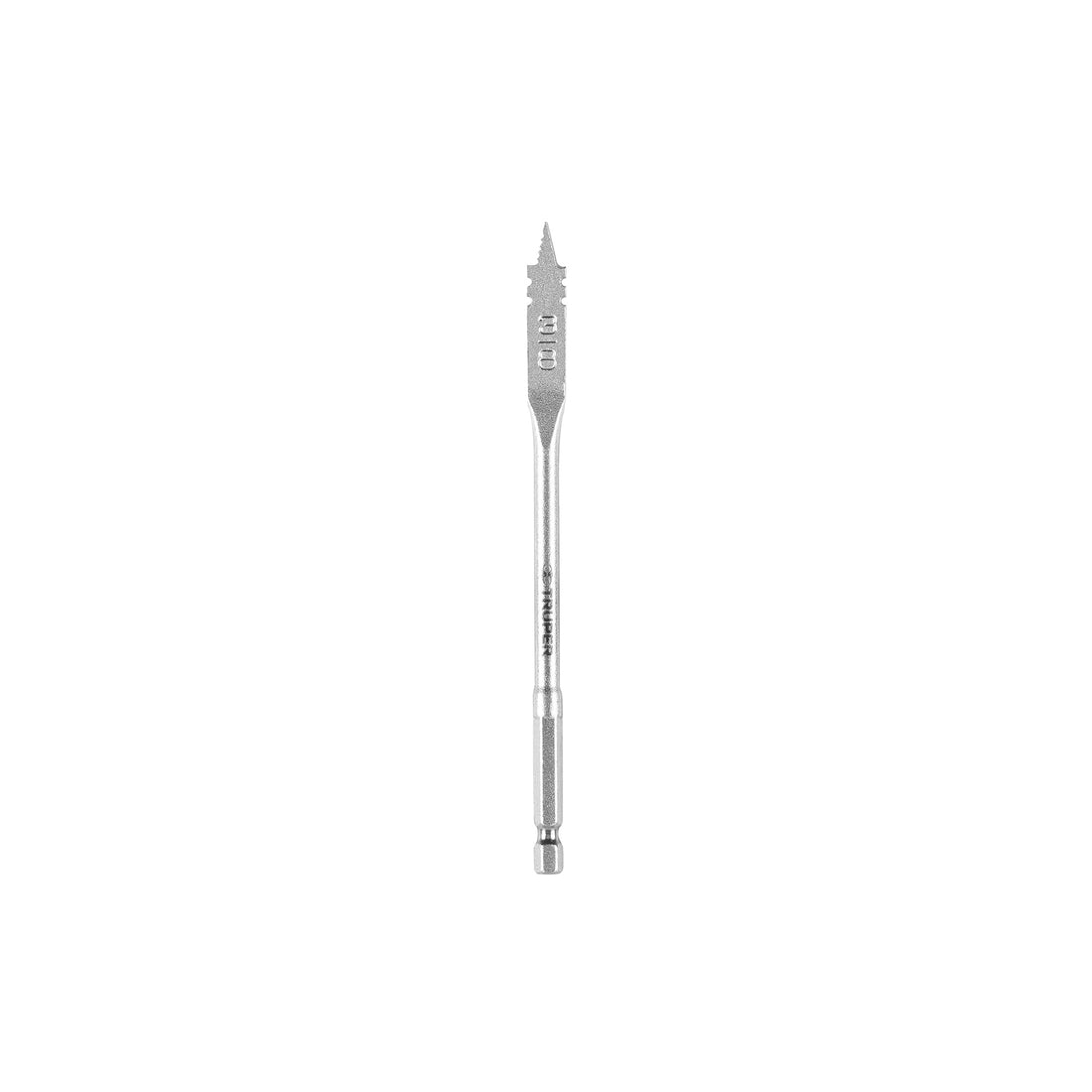 Broca plana de manita 3/8" para madera, TRUPER