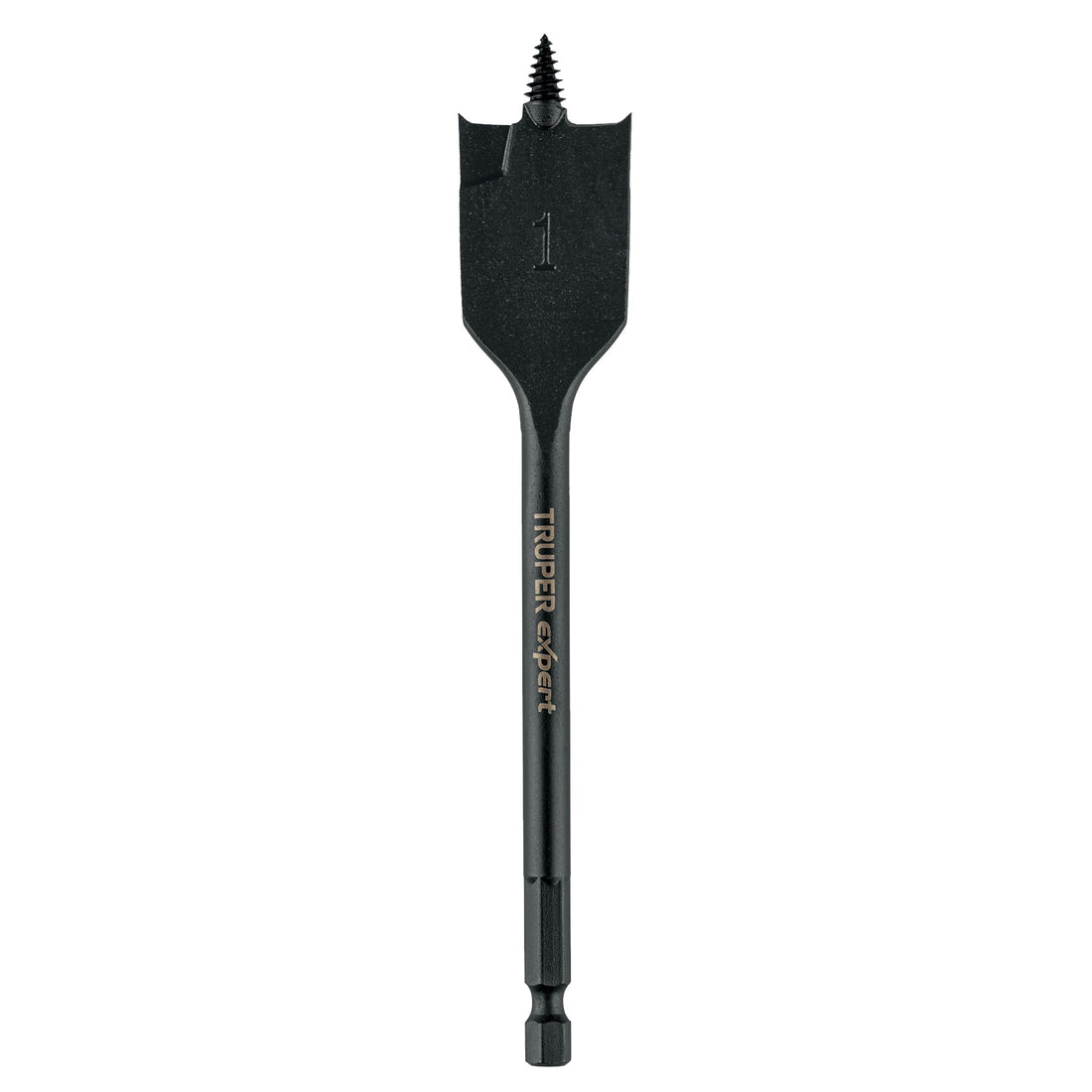 Broca plana de manita 1" para madera, TRUPER EXPERT