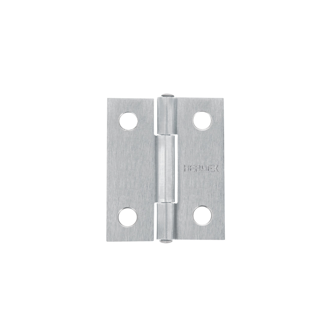 Bisagra rectangular 1-1/2" acero pulido, HERMEX