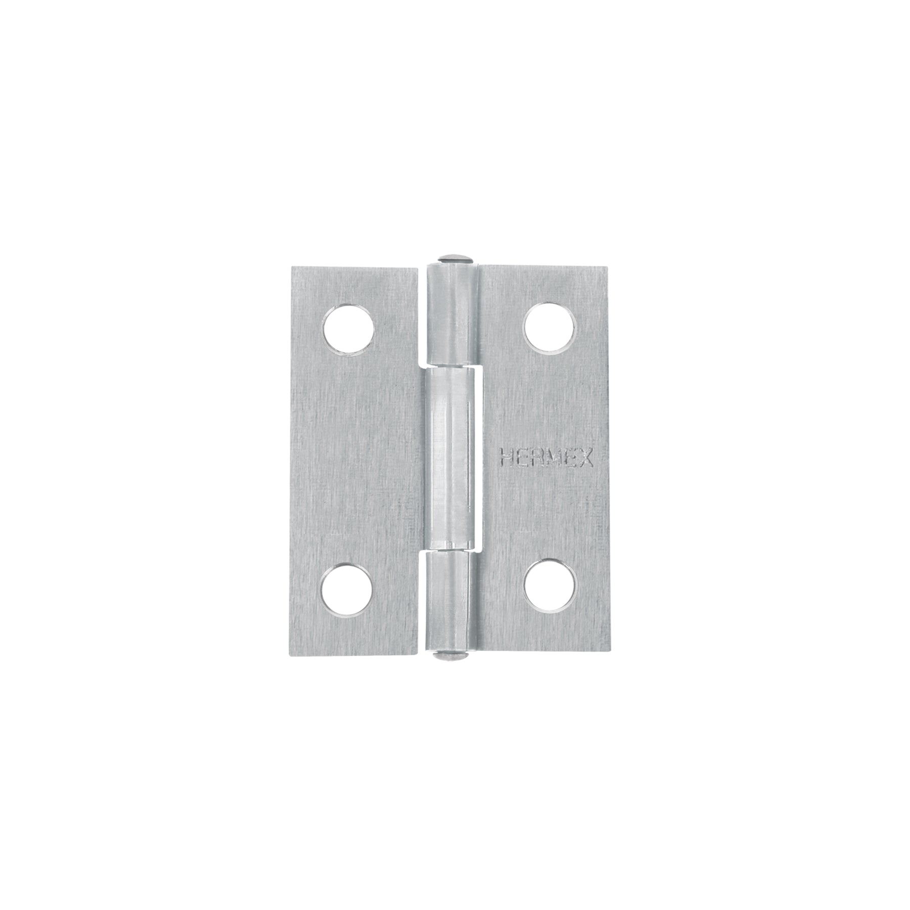 Bisagra rectangular 1-1/2" acero pulido, HERMEX
