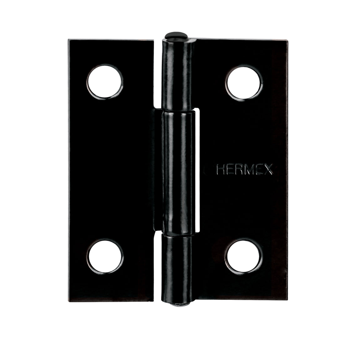 Bisagra rectangular 1-1/2" negra, HERMEX