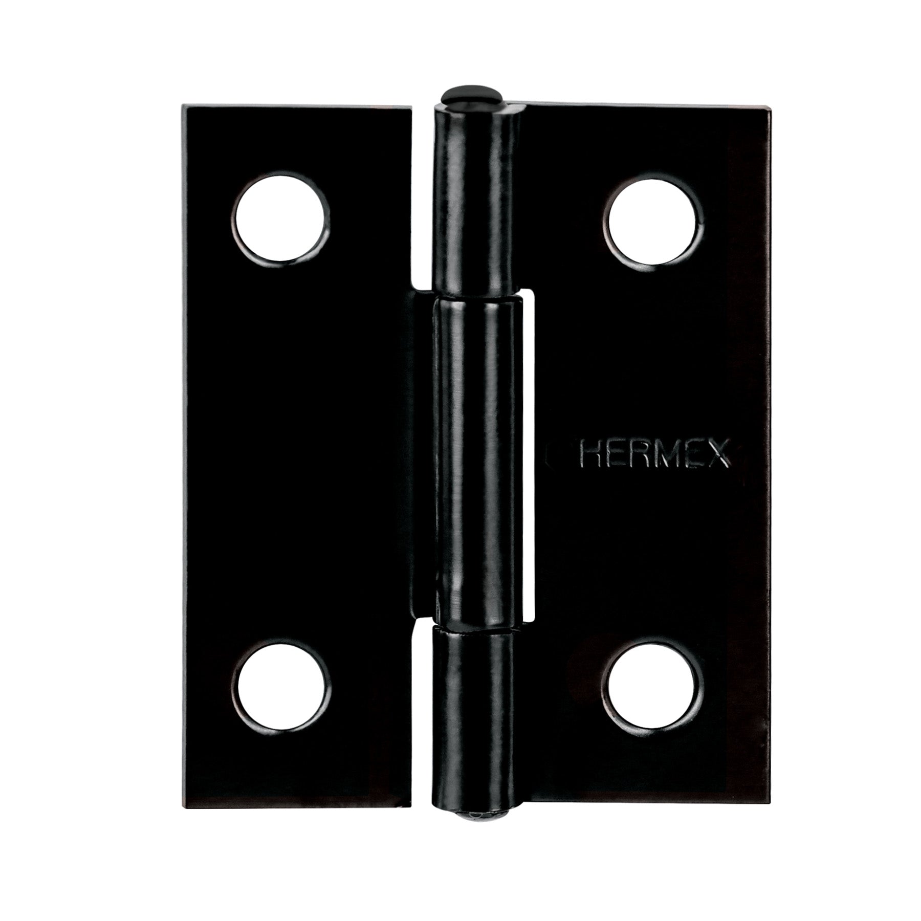 Bisagra rectangular 1-1/2" negra, HERMEX