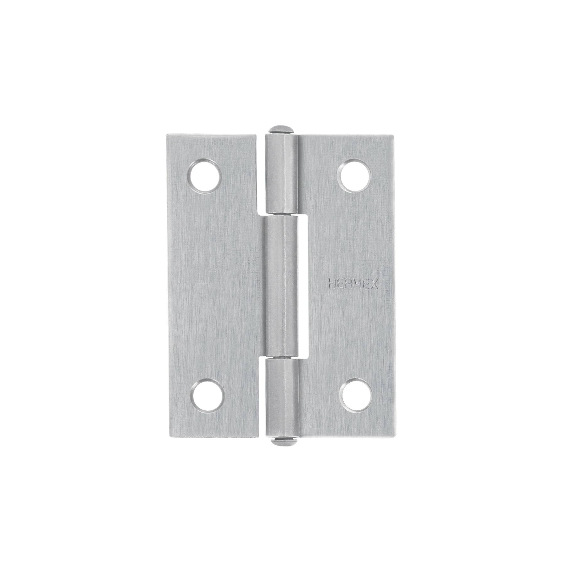 Bisagra rectangular 2" acero pulido, HERMEX