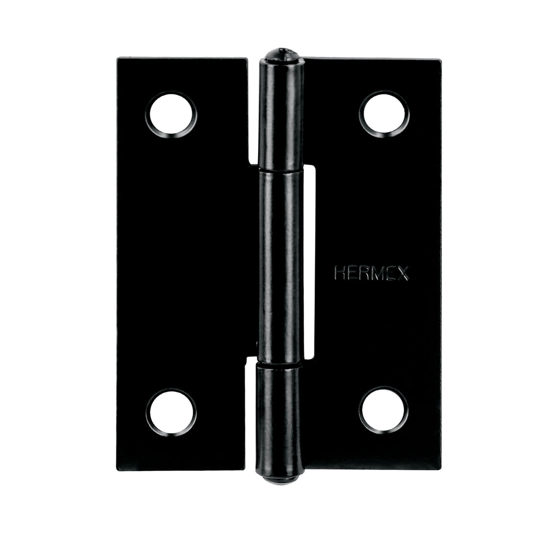Bisagra rectangular 2" negra, HERMEX
