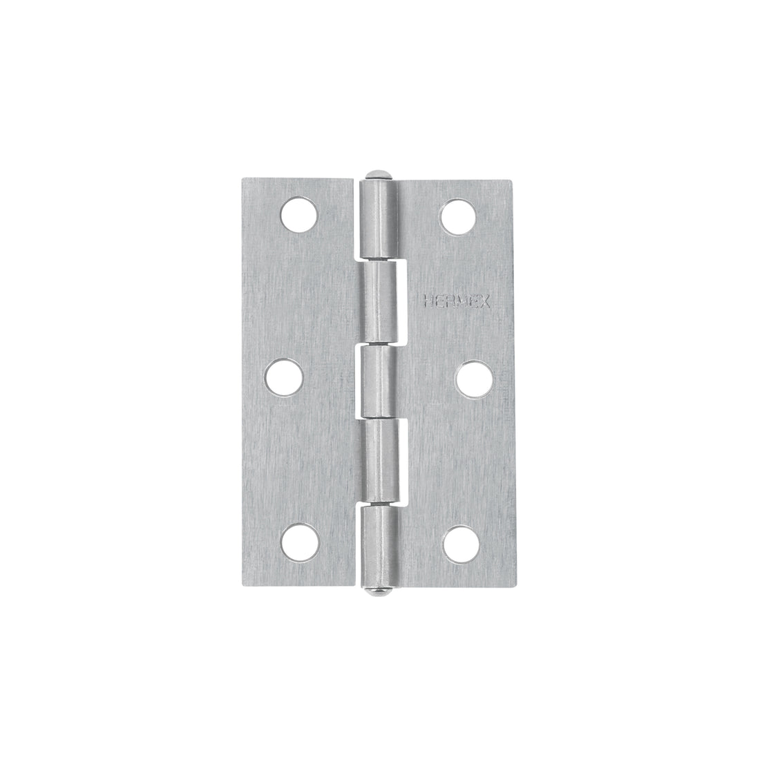Bisagra rectangular 2-1/2" acero pulido, HERMEX