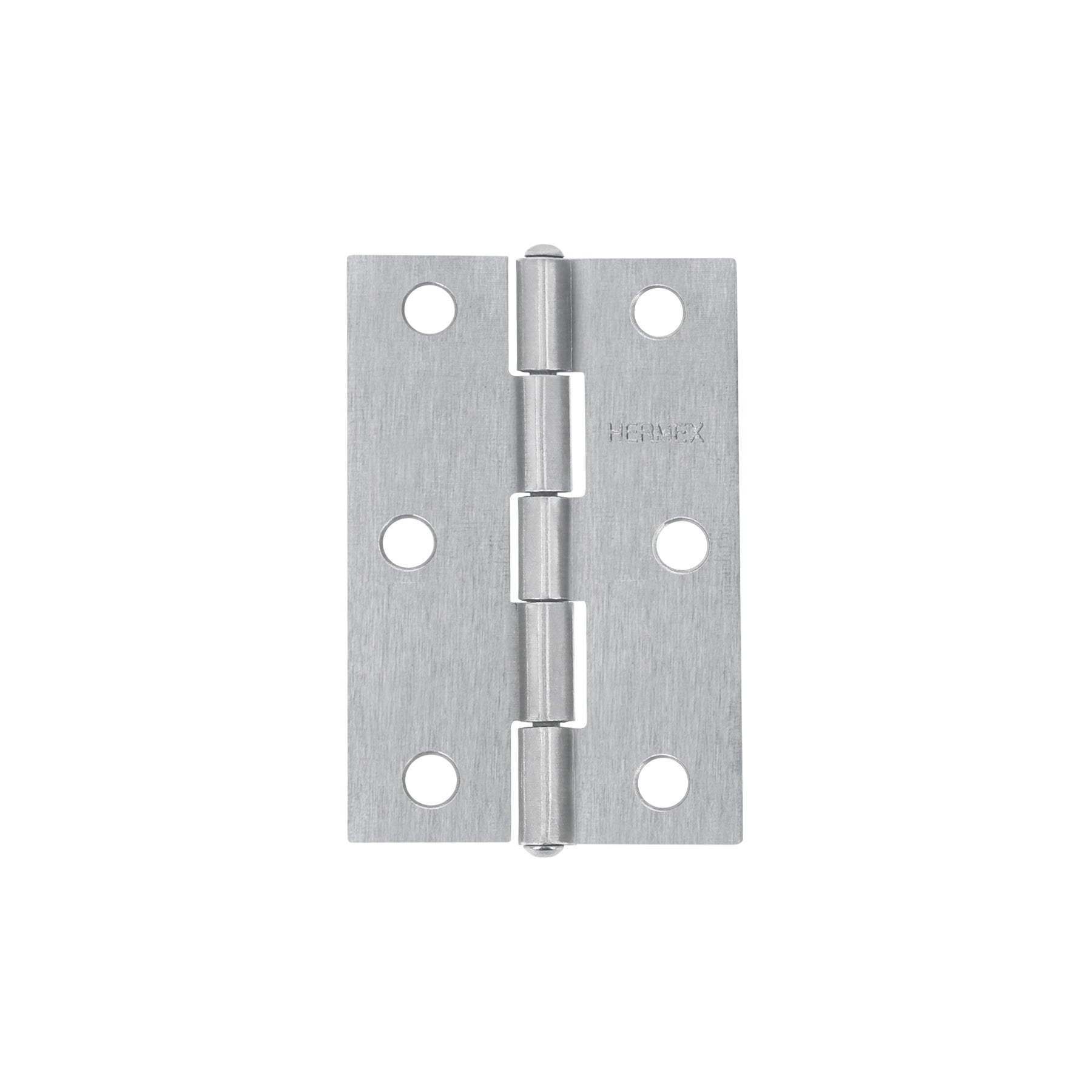 Bisagra rectangular 2-1/2" acero pulido, HERMEX