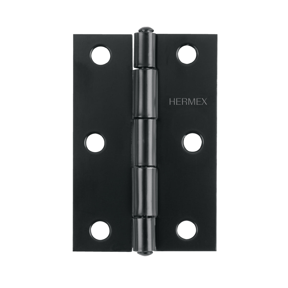 Bisagra rectangular 2-1/2" negra, HERMEX