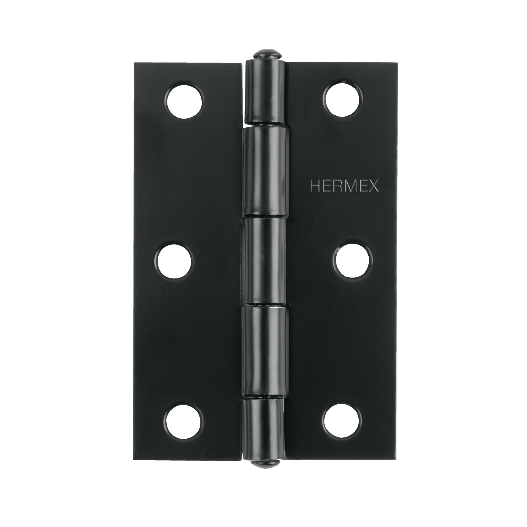 Bisagra rectangular 2-1/2" negra, HERMEX