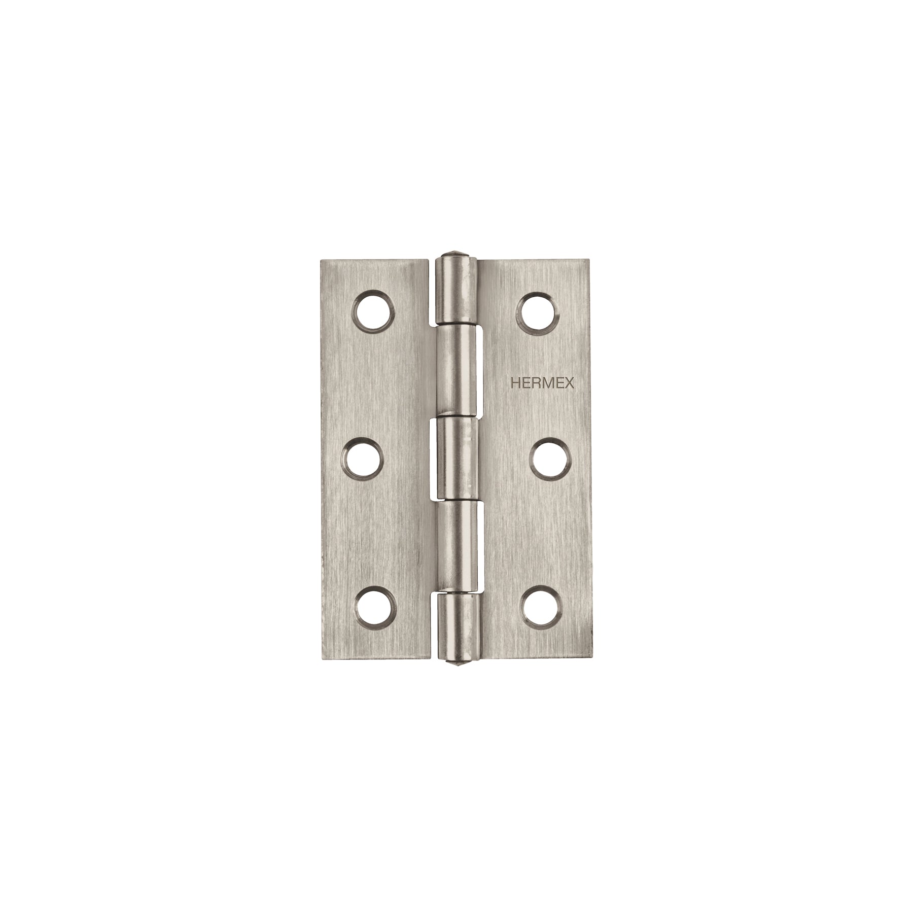 Bisagra rectangular 3" acero inoxidable, HERMEX