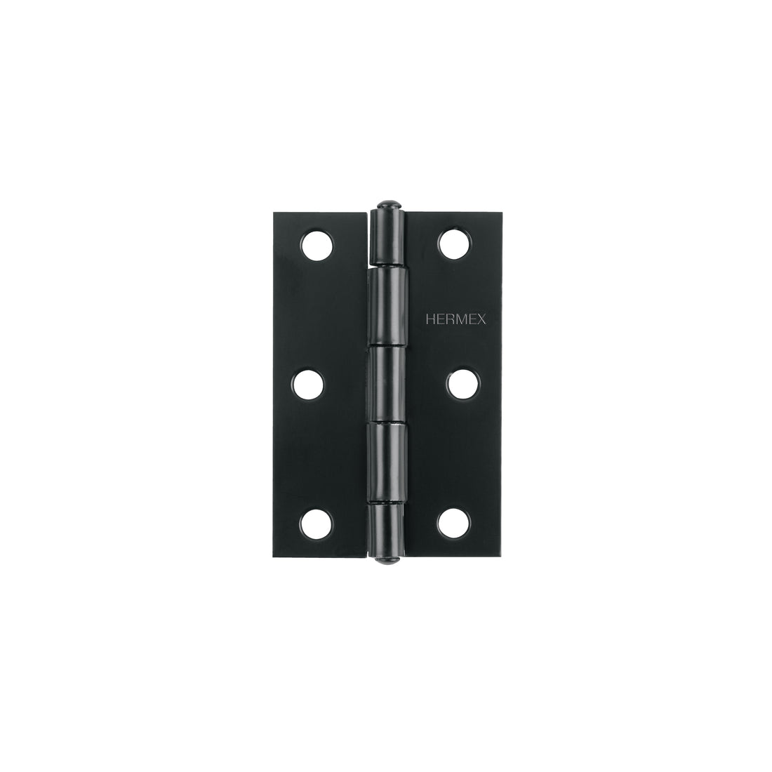 Bisagra rectangular 3" negra, HERMEX