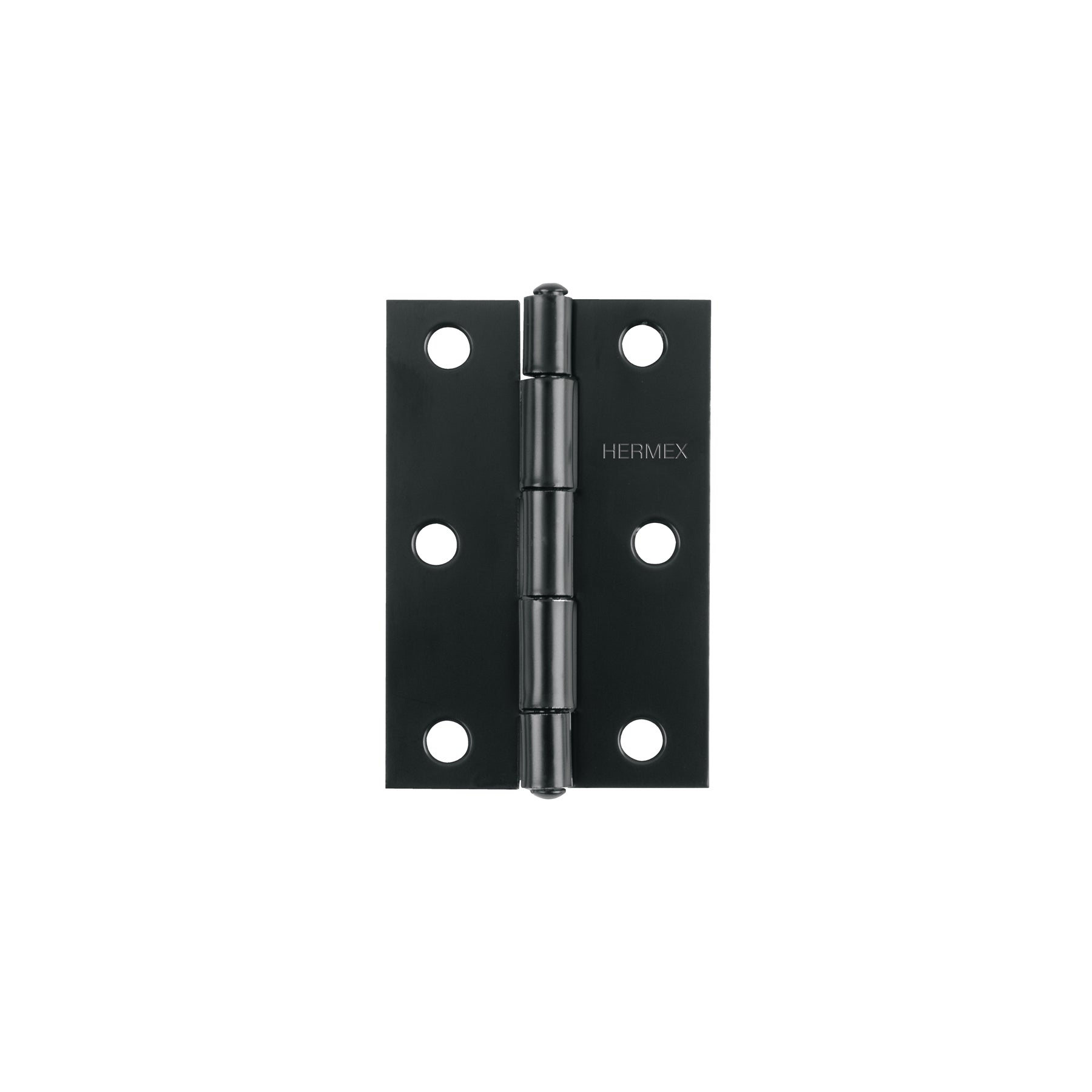 Bisagra rectangular 3" negra, HERMEX