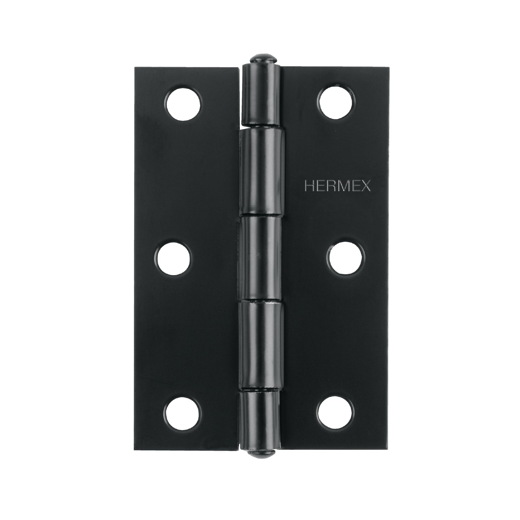 Bisagra rectangular 3-1/2" negra, HERMEX