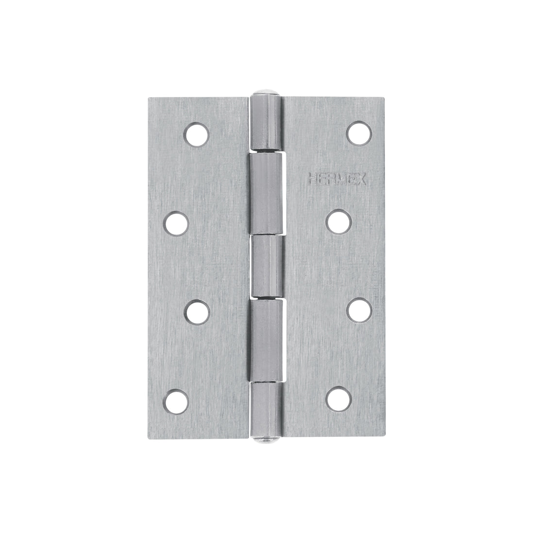 Bisagra rectangular 4" acero pulido, HERMEX