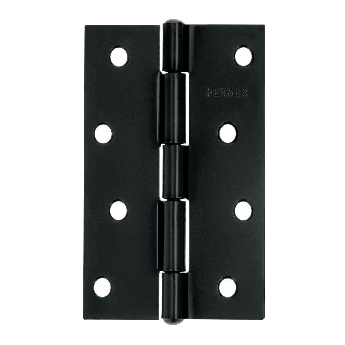 Bisagra rectangular 4" negra, HERMEX