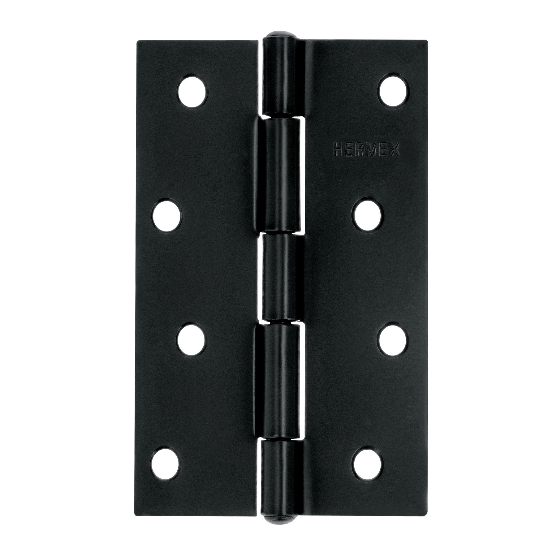 Bisagra rectangular 4" negra, HERMEX