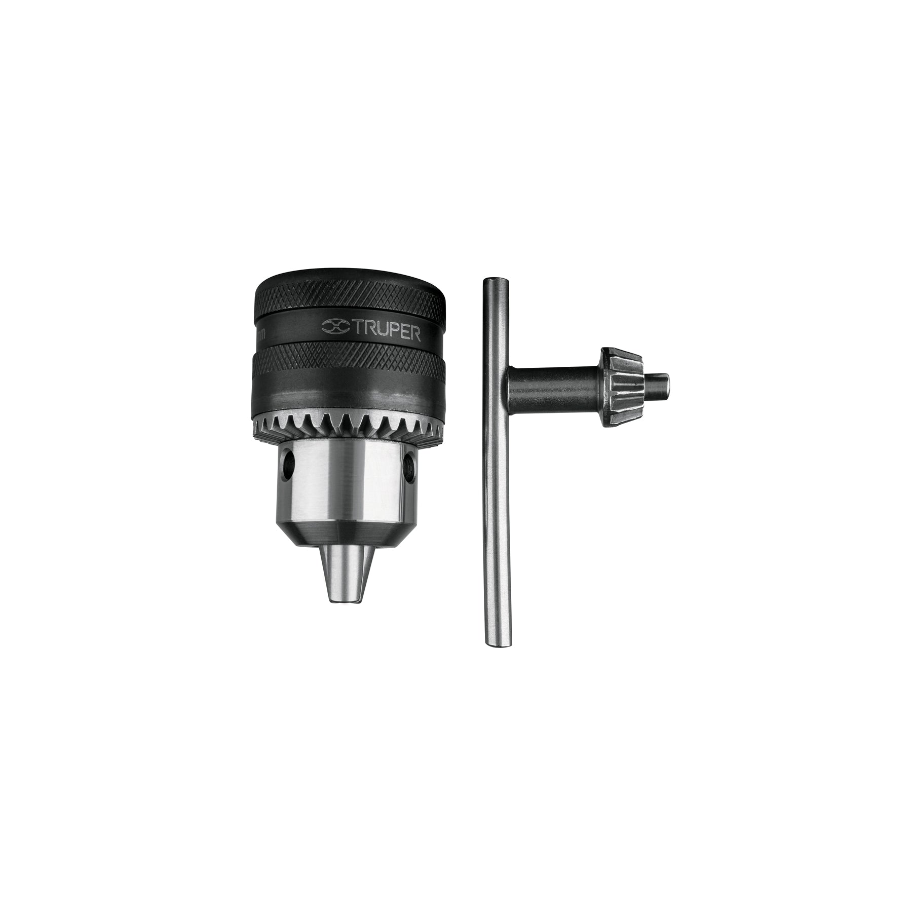 Broquero 1/2" con llave, cuerpo moleteado, TRUPER