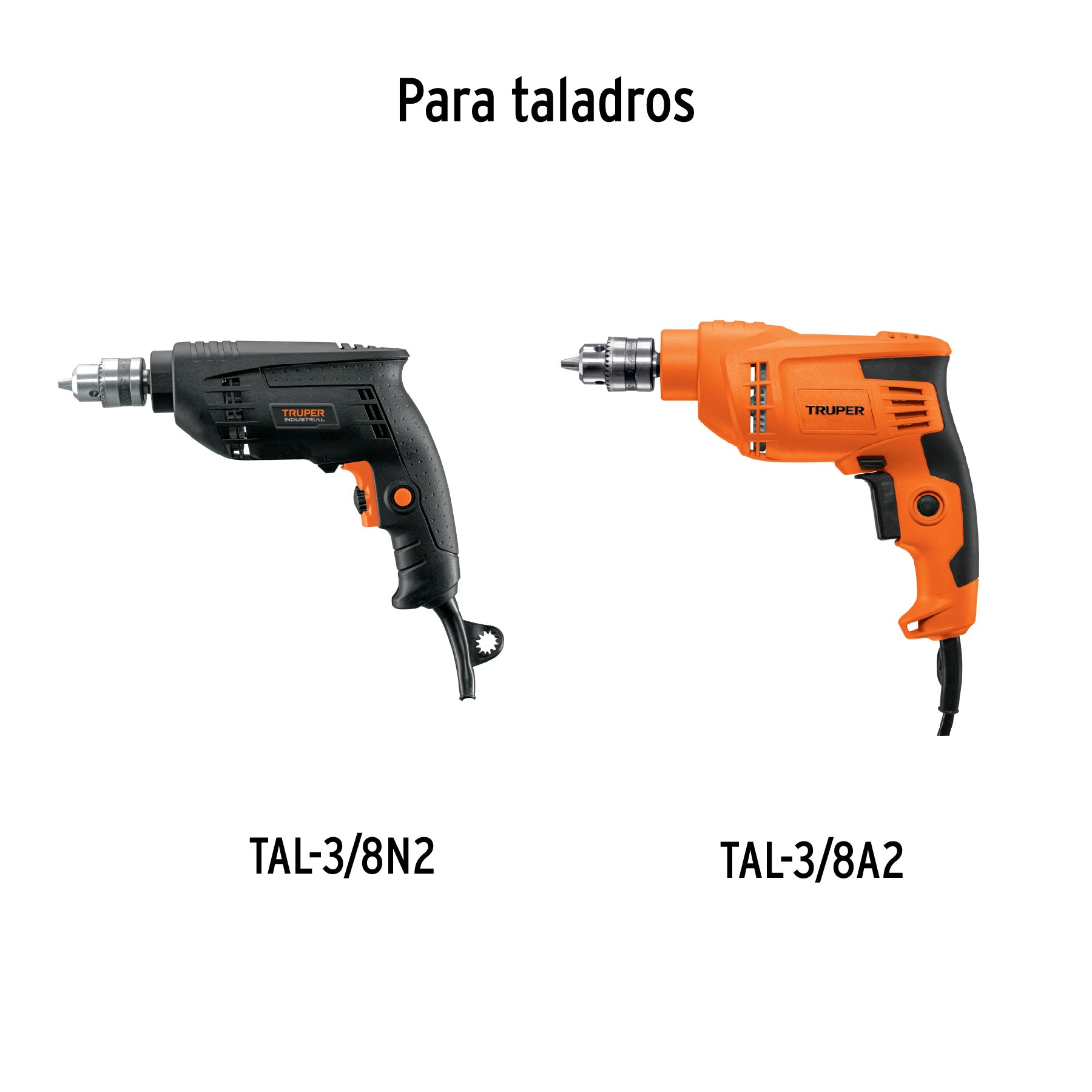 Broquero 3/8" con llave, cuerpo moleteado, TRUPER