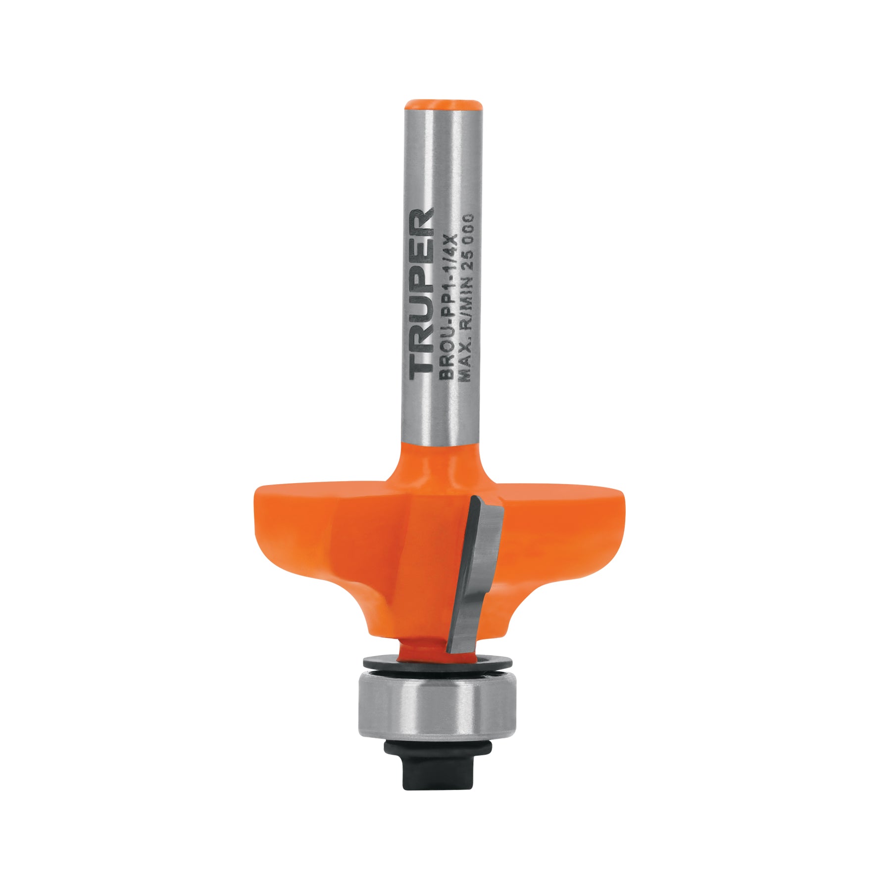 Broca para router, pecho paloma, 1-1/4" con balero, TRUPER