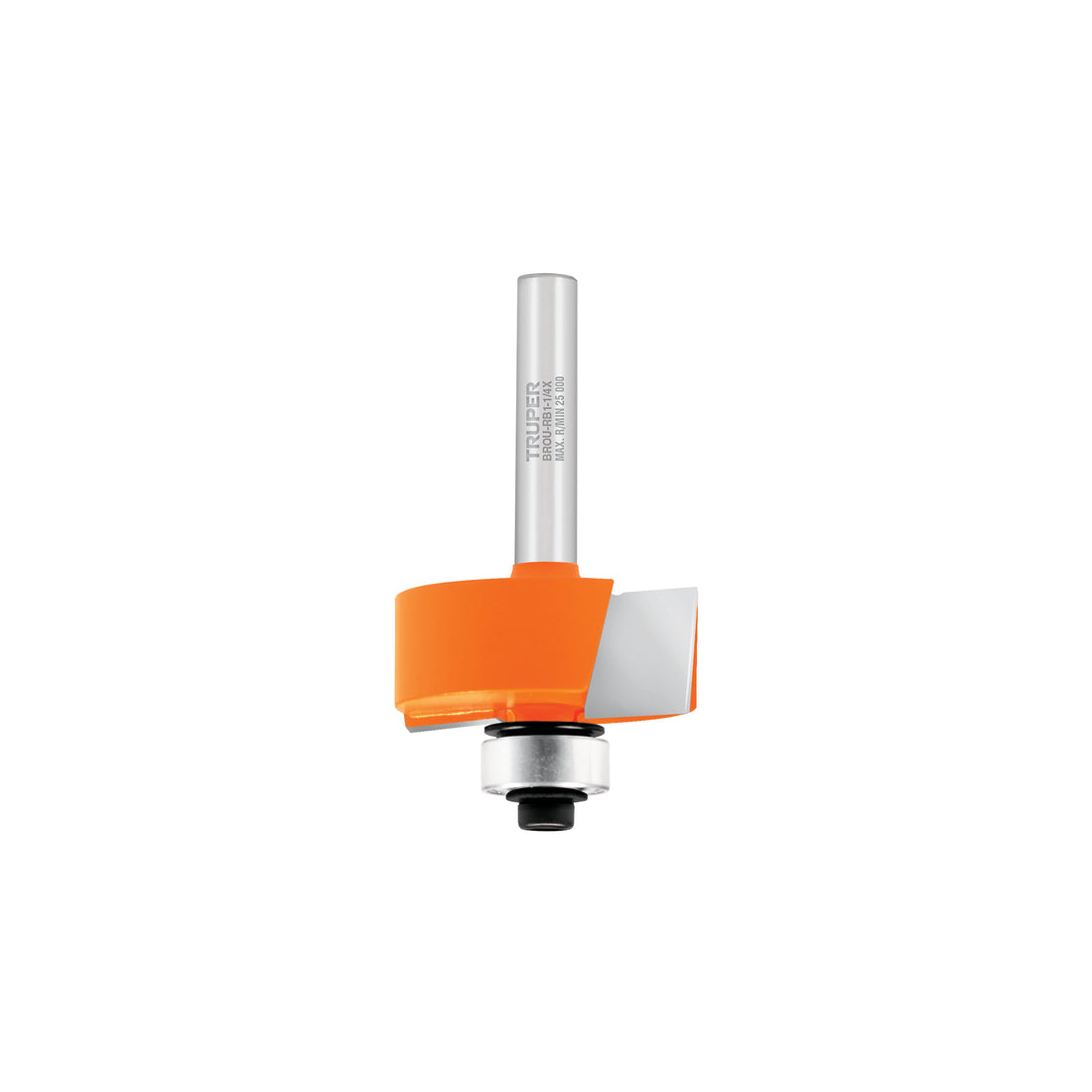 Broca para router, rebajado, 1-1/4" con balero, TRUPER