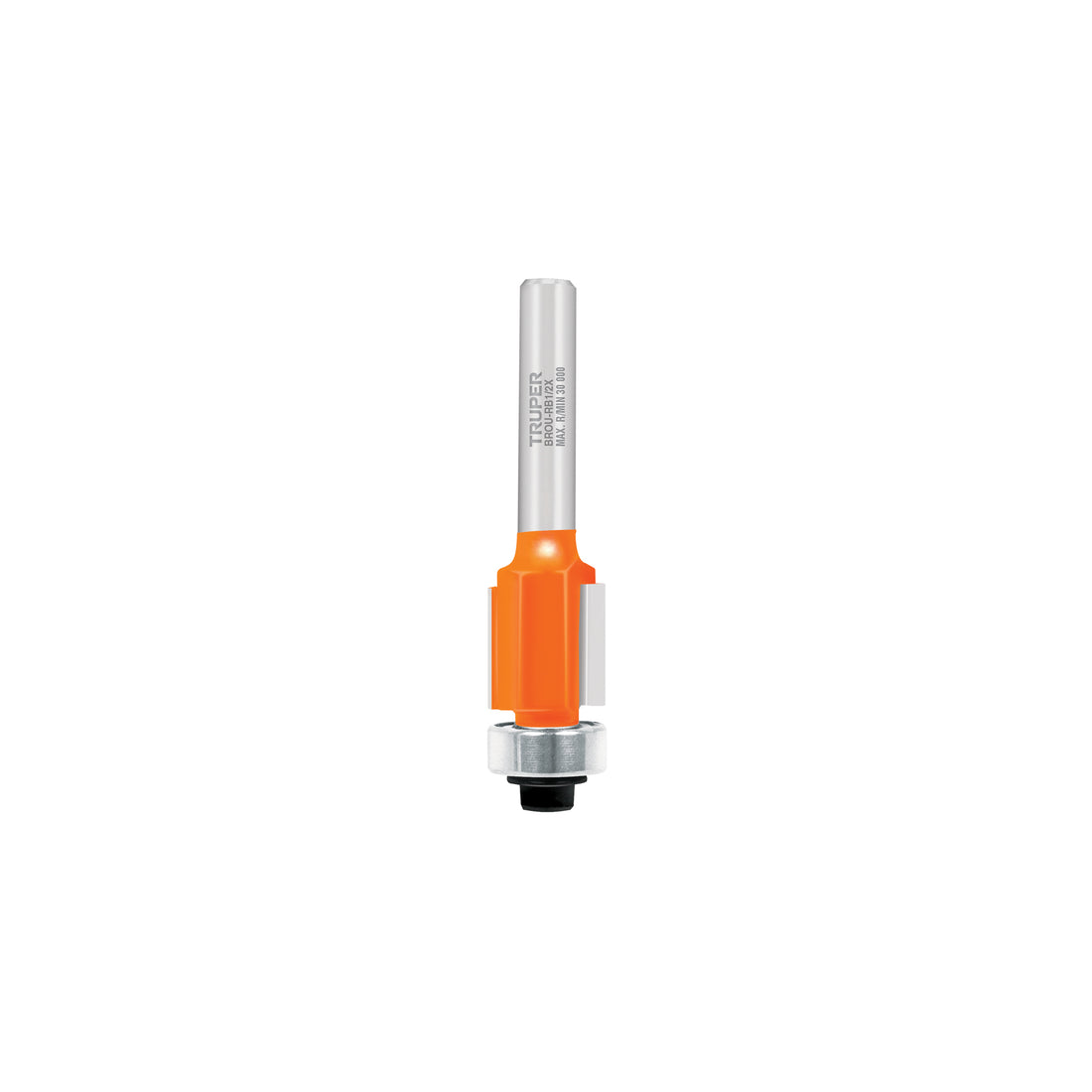 Broca para router, corte recto, 1/2" con balero, TRUPER