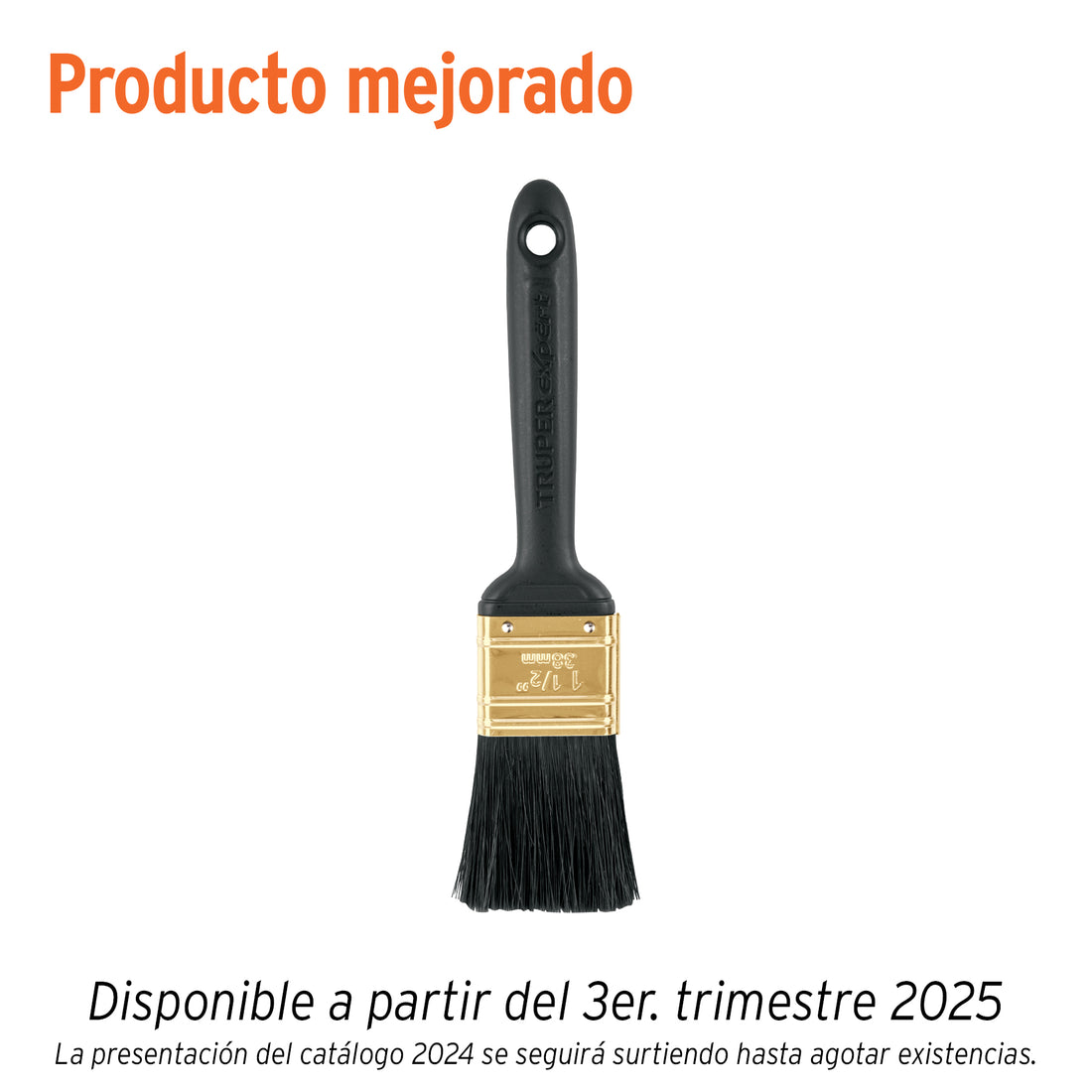 Brocha profesional de 1-1/2" mango de plástico, EXPERT