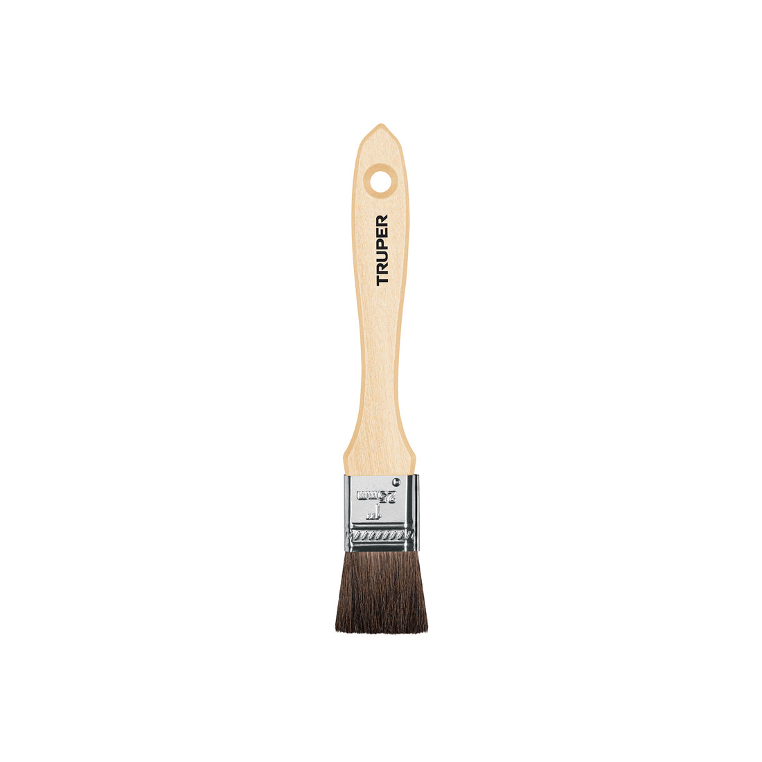 Brocha pelo de camello de 1" con mango de madera, TRUPER