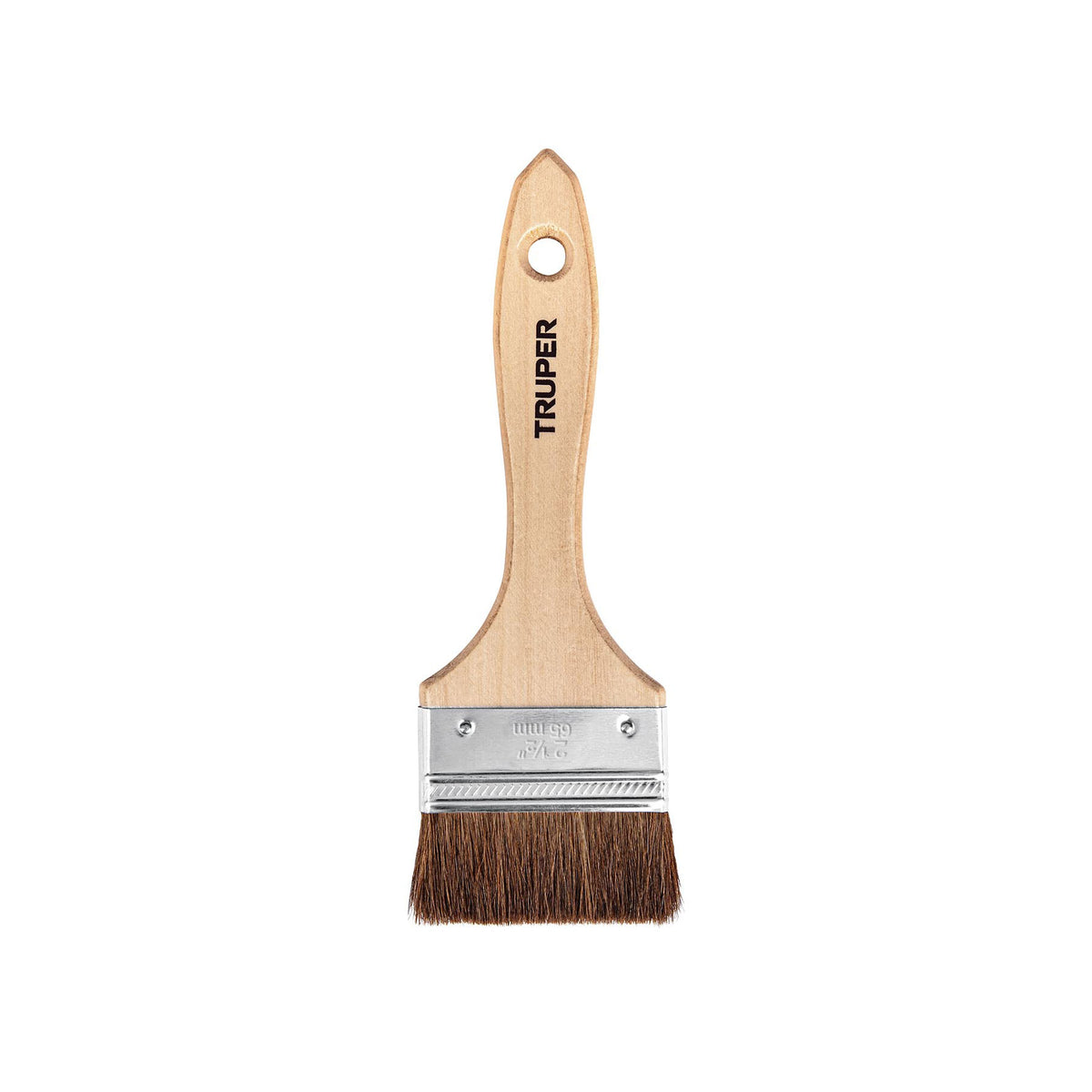 Brocha pelo de camello de 2-1/2" con mango de madera, TRUPER