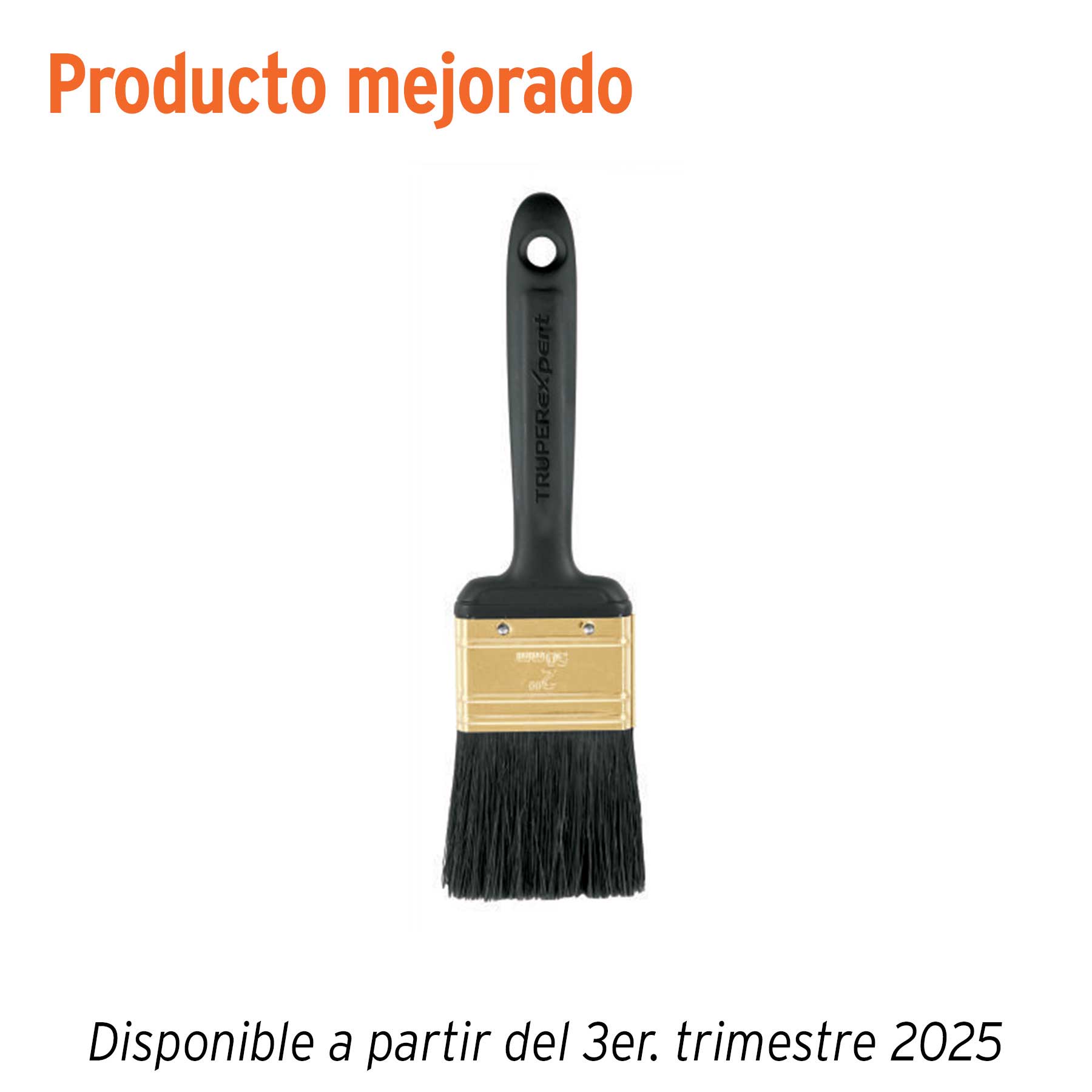 Brocha profesional de 2" mango de plástico, TRUPER EXPERT