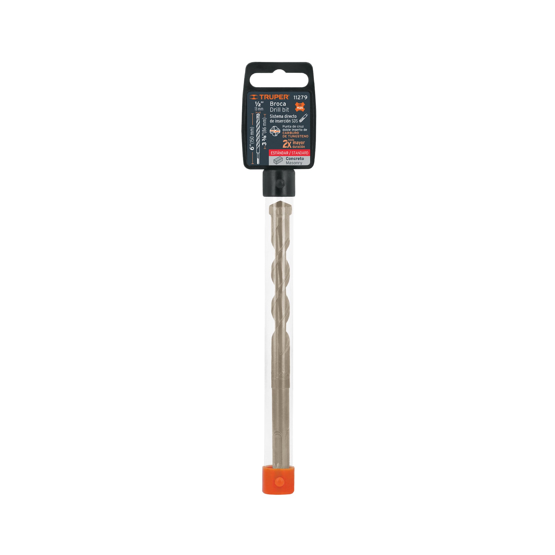 Broca SDS Plus 1/2 x 6", TRUPER