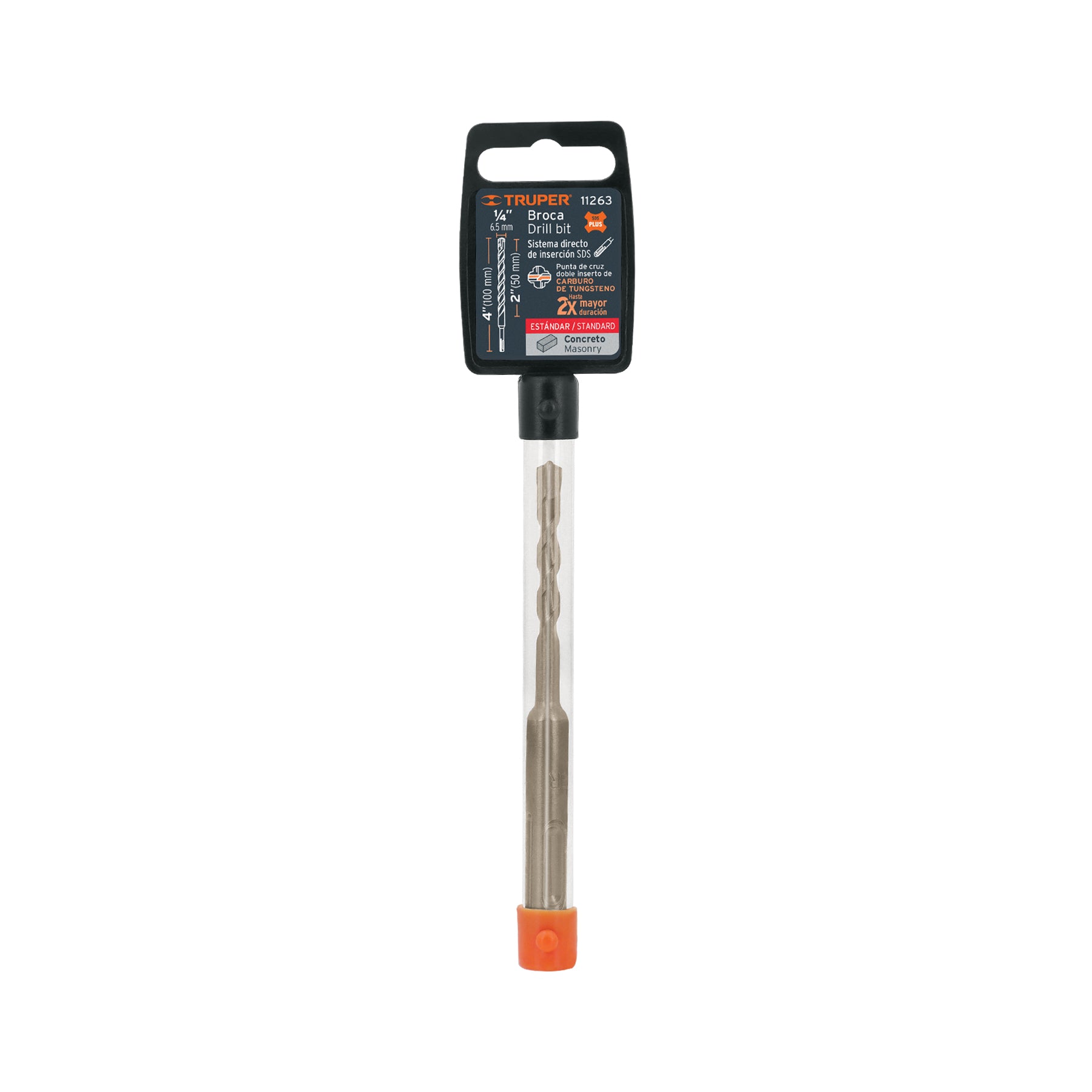 Broca SDS Plus 1/4 x 4", TRUPER