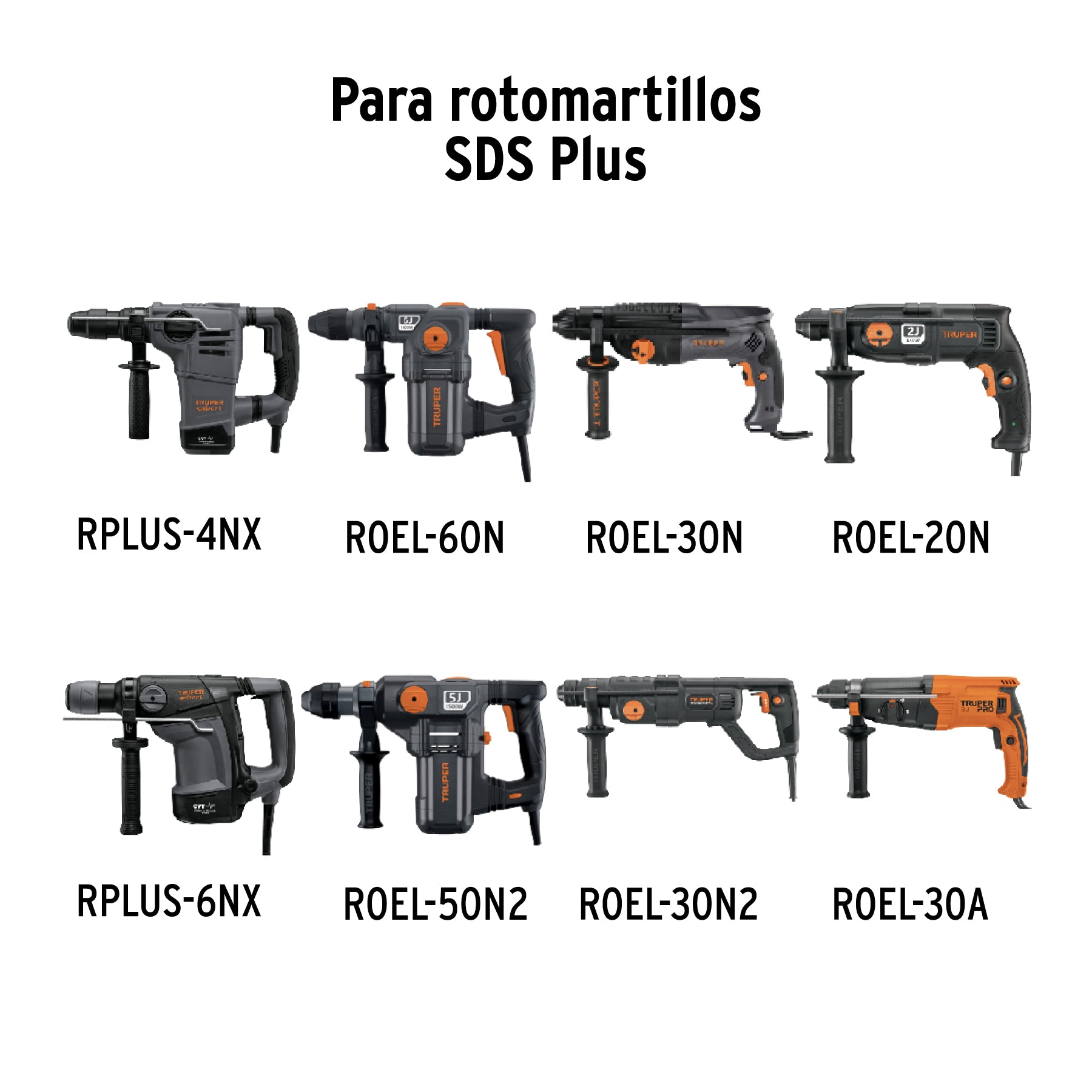 Broca SDS Plus 1/4 x 8", TRUPER