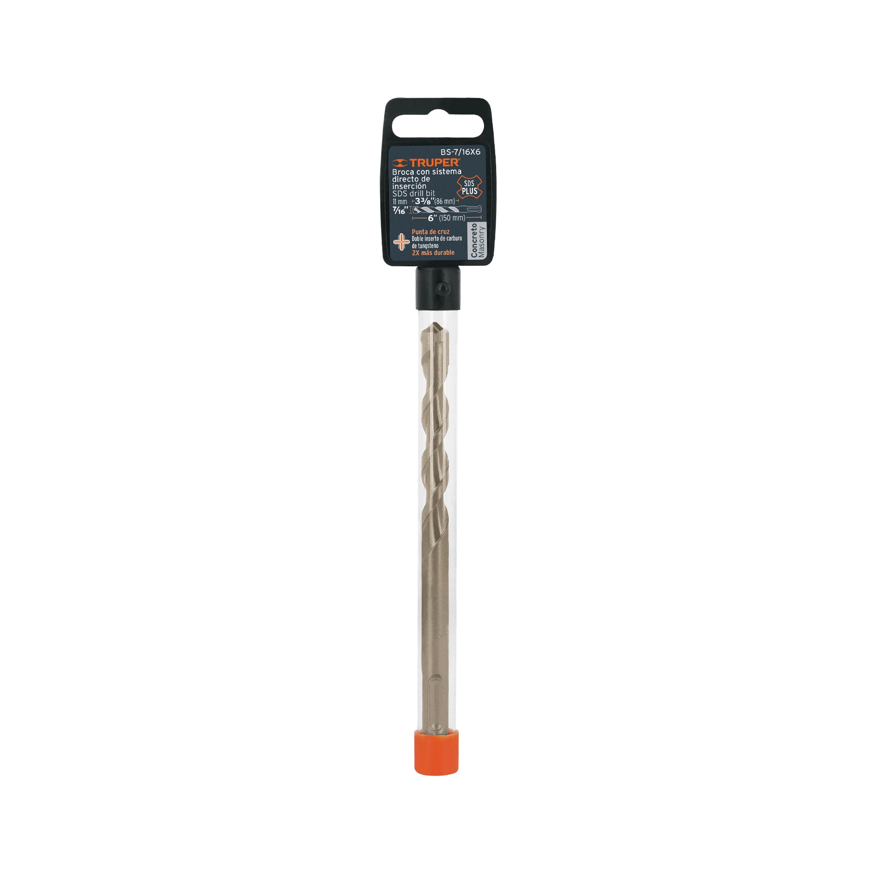 Broca SDS Plus 7/16 x 6", TRUPER