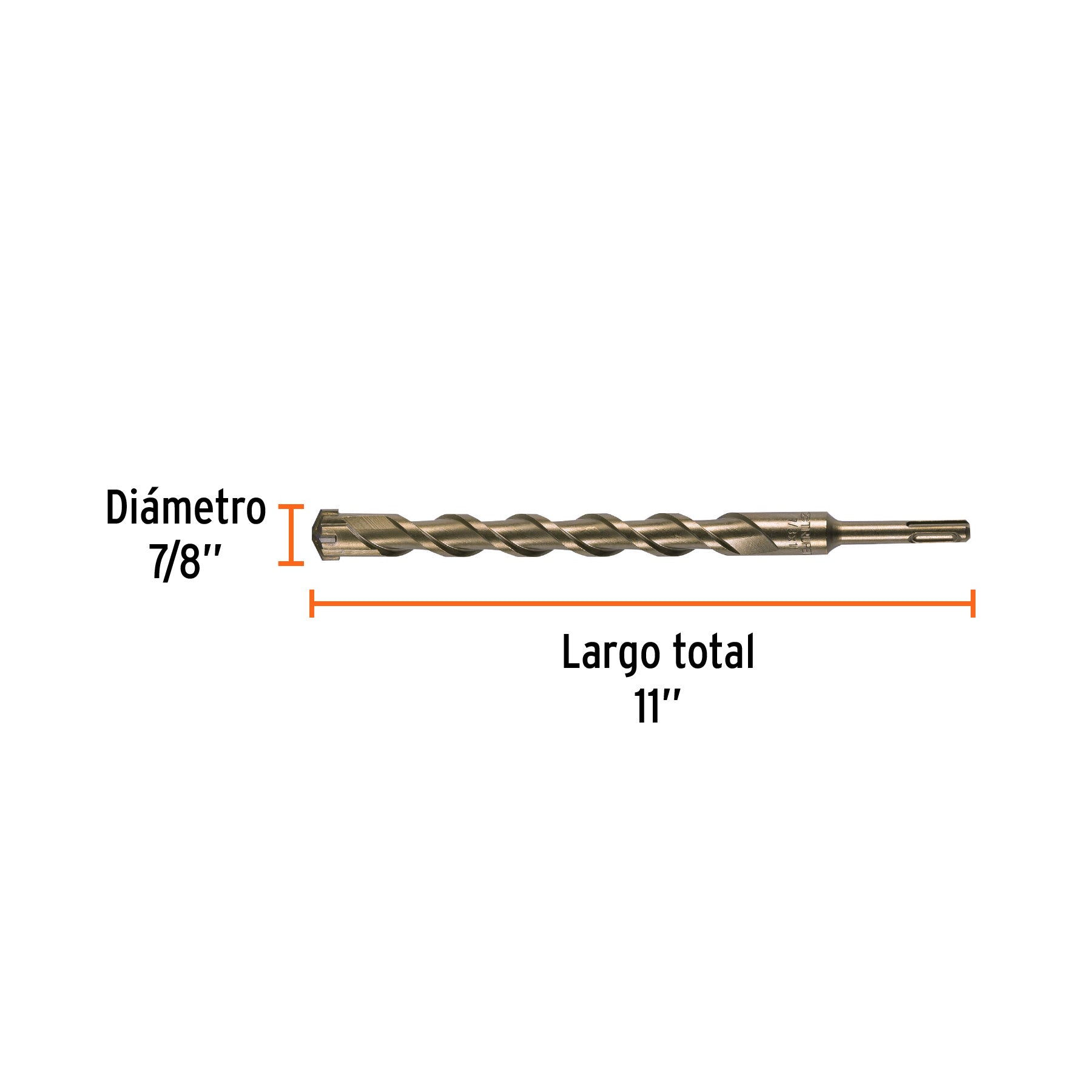 Broca SDS Plus 7/8 x 11", TRUPER
