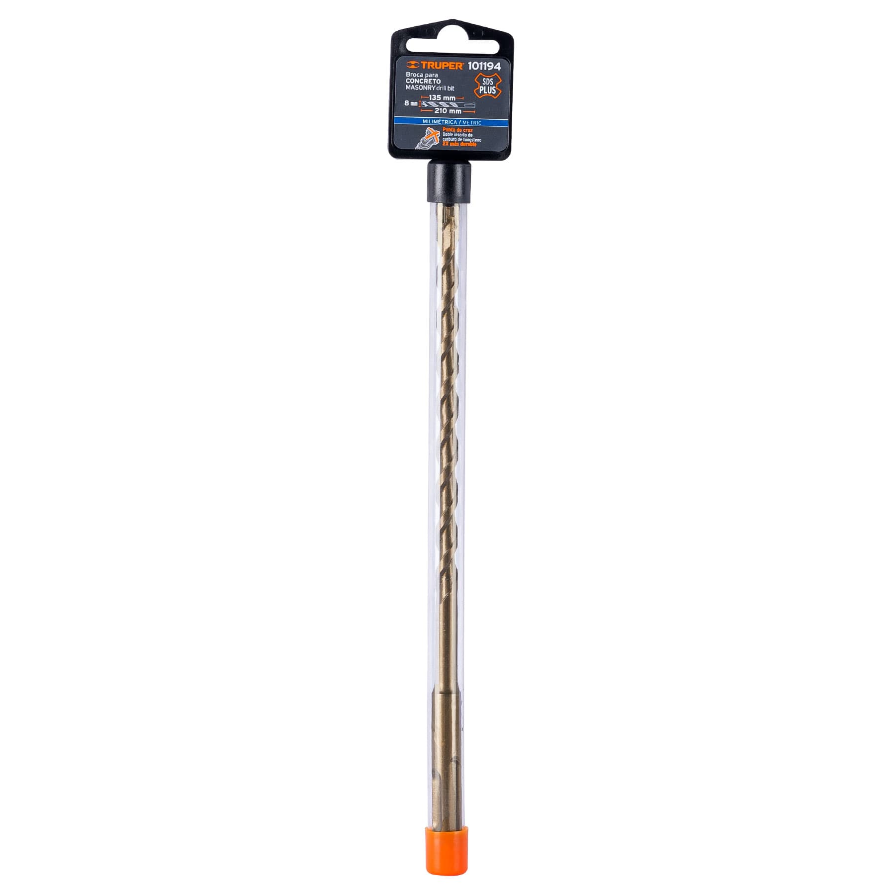 Broca SDS Plus 8 x 210 mm, TRUPER