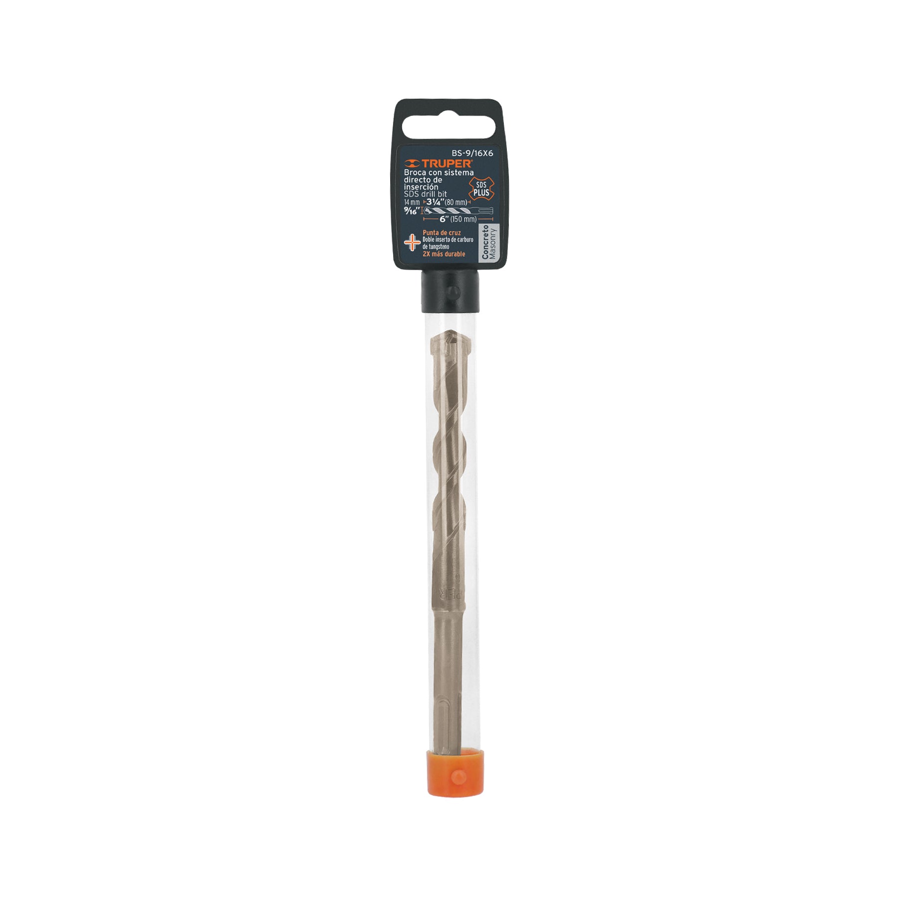 Broca SDS Plus 9/16 x 6", TRUPER