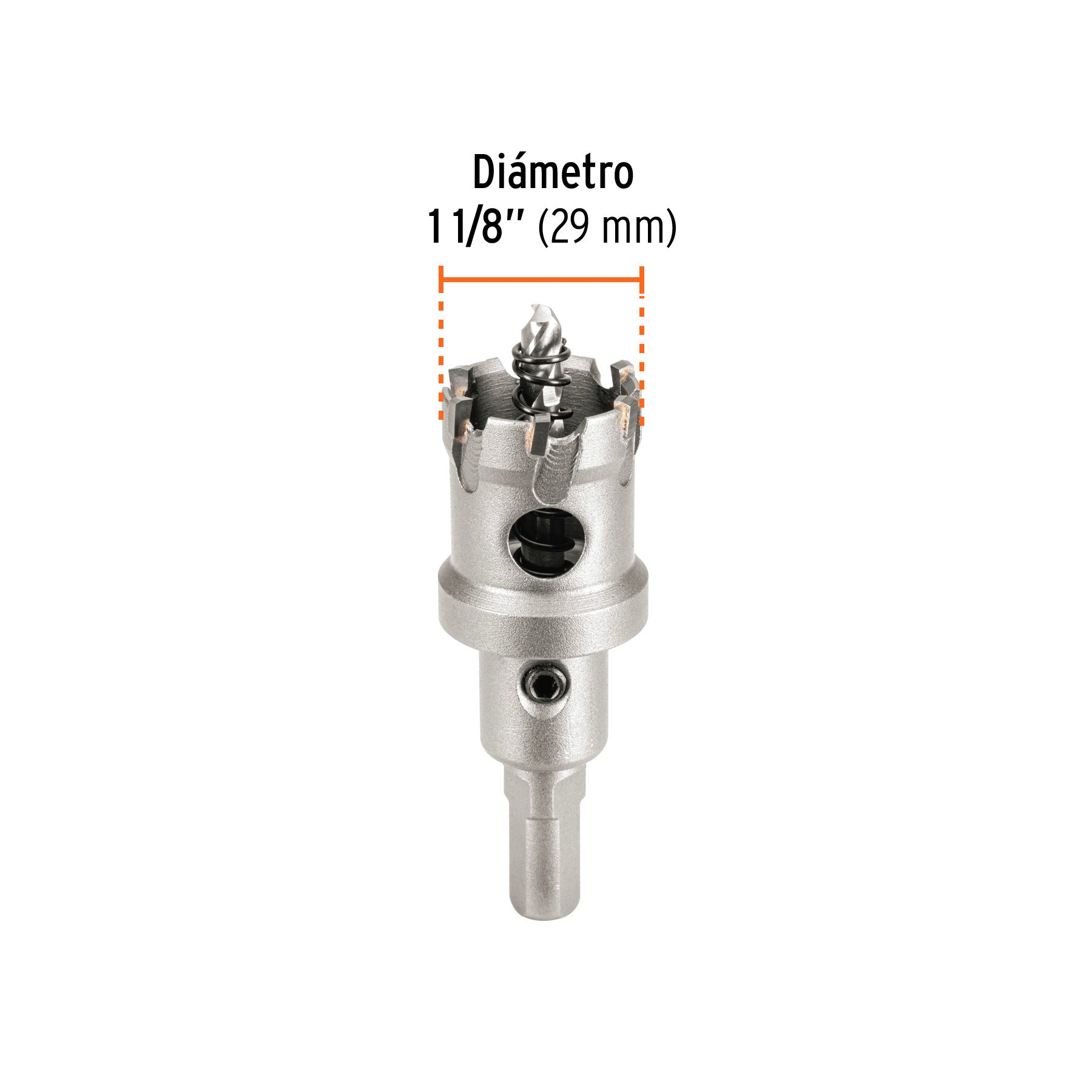 Brocasierra de carburo de tungsteno, 1-1/8", TRUPER