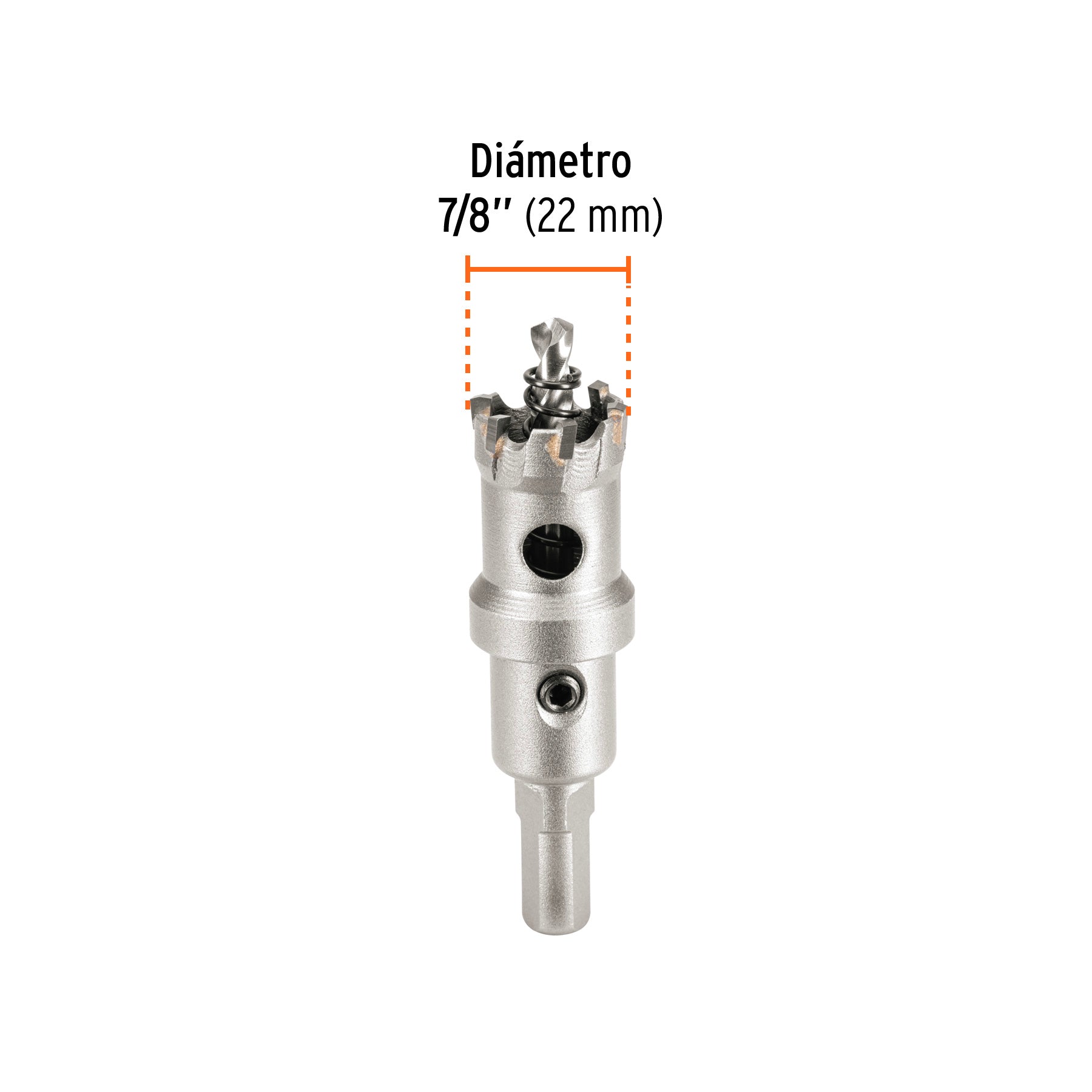 Brocasierra de carburo de tungsteno, 7/8", TRUPER