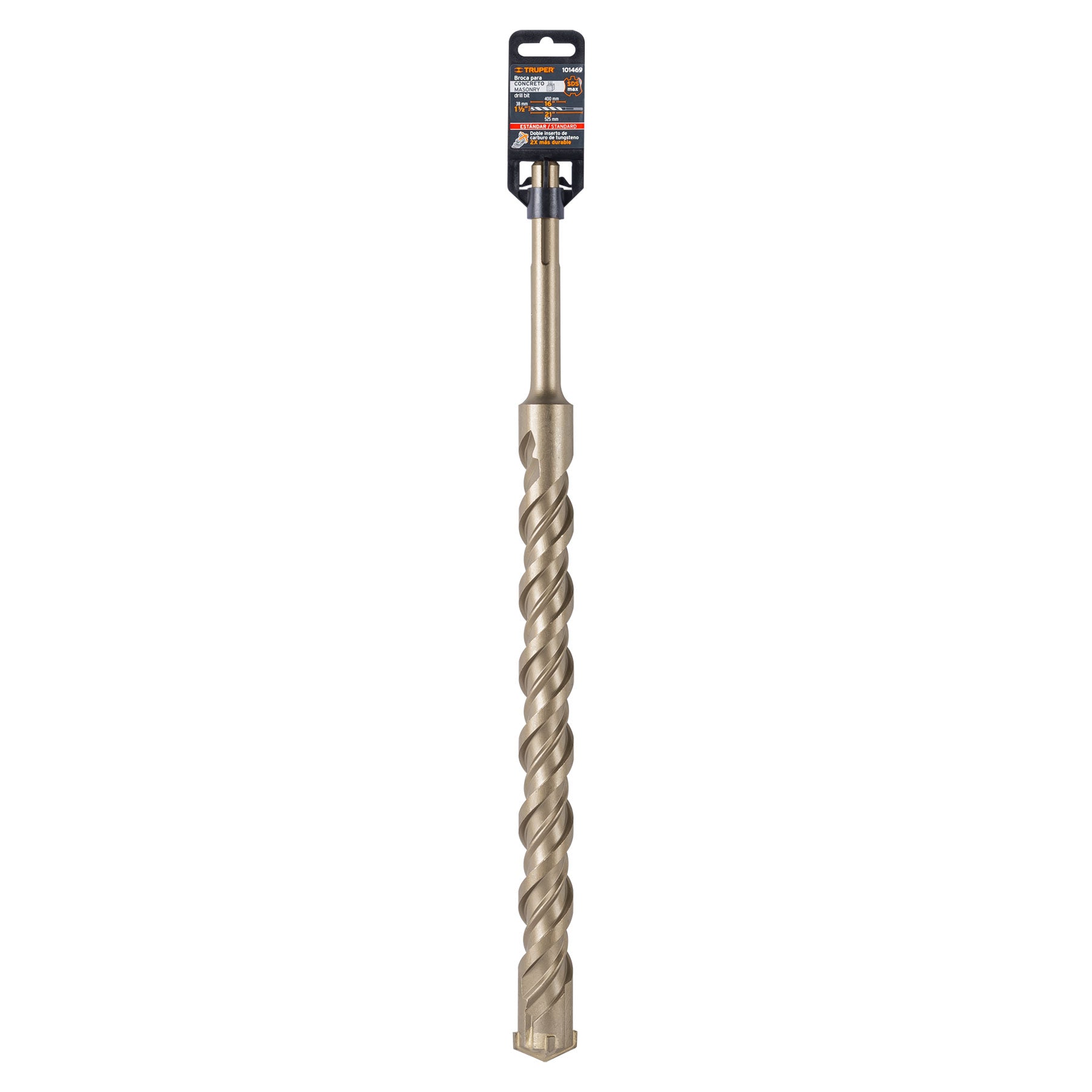 Broca SDS Max de 1-1/2 x 21", TRUPER